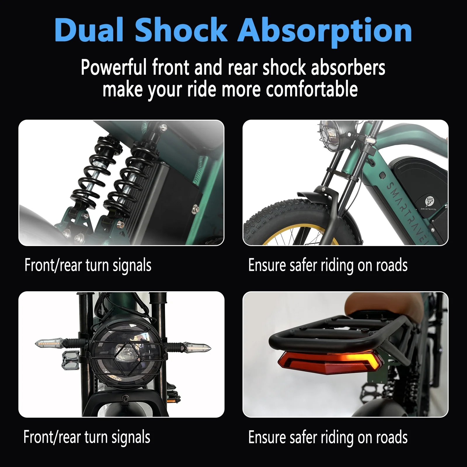 Electric Bike for Adults,80NM Torque Brushless Motor,48V/20Ah Removable UL&GCC Certification Battery,GPS and APP Control Ebike,20