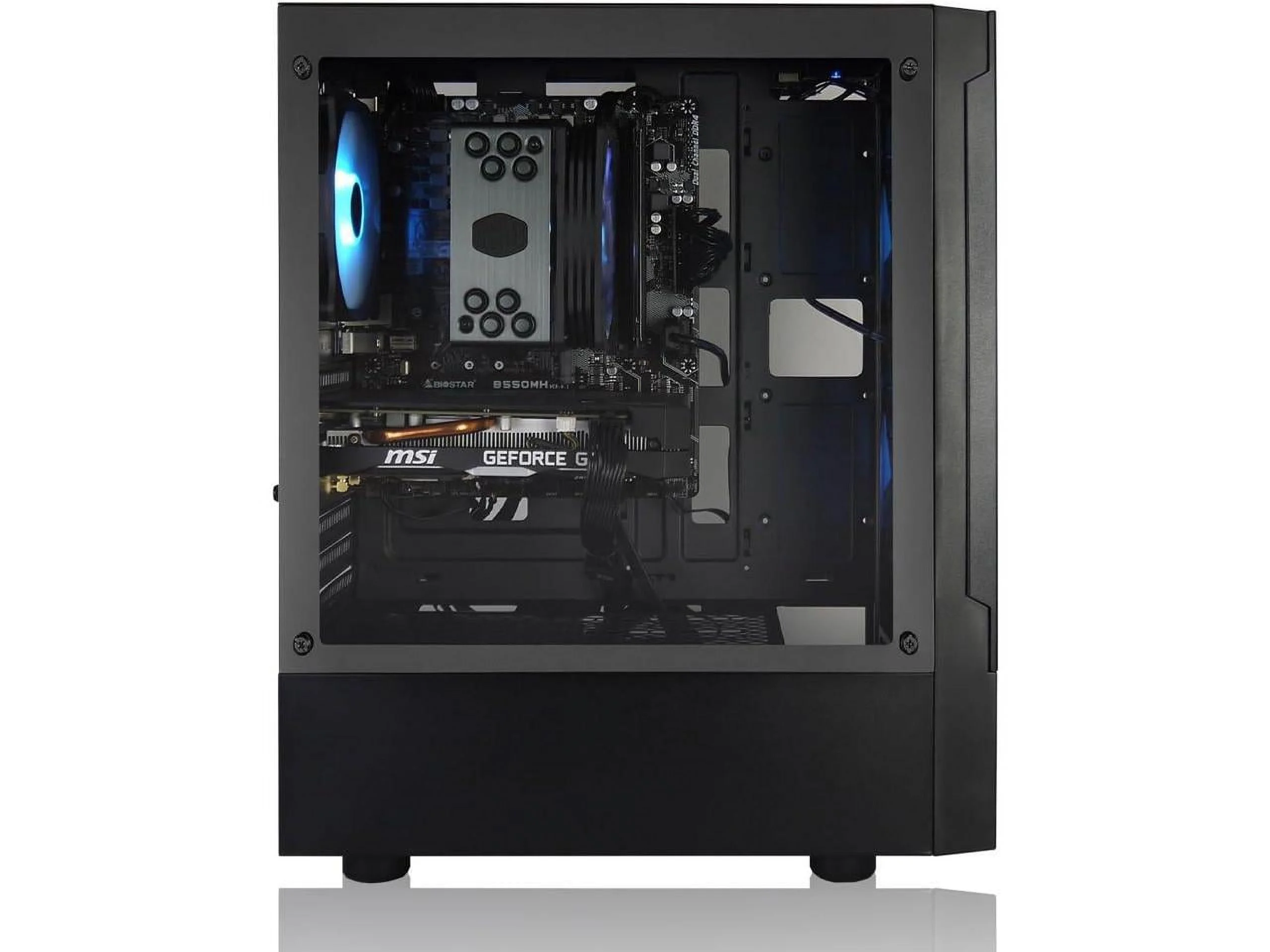 AVGPC Max Gaming PC - AMD RYZEN 5 5600G 6-Core 4.4 GHz Max Boost, Hyper 212 RGB Cooler,16GB 3200Mhz DDR4, RTX 4060 8GB, 1TB M.2 NVMe SSD, Windows 11, WiFi/AC