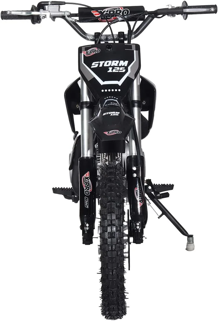 X-Pro Brand New Storm 125cc Dirt Bike with 4-Speed Manual Transmission, Kick Start, Big 14