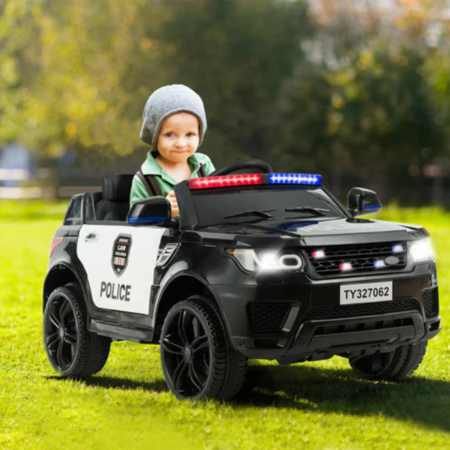 2-Seater Kids Ride on Truck with Remote Control and LED Light - 2x200W 24V Power, 3 Speeds