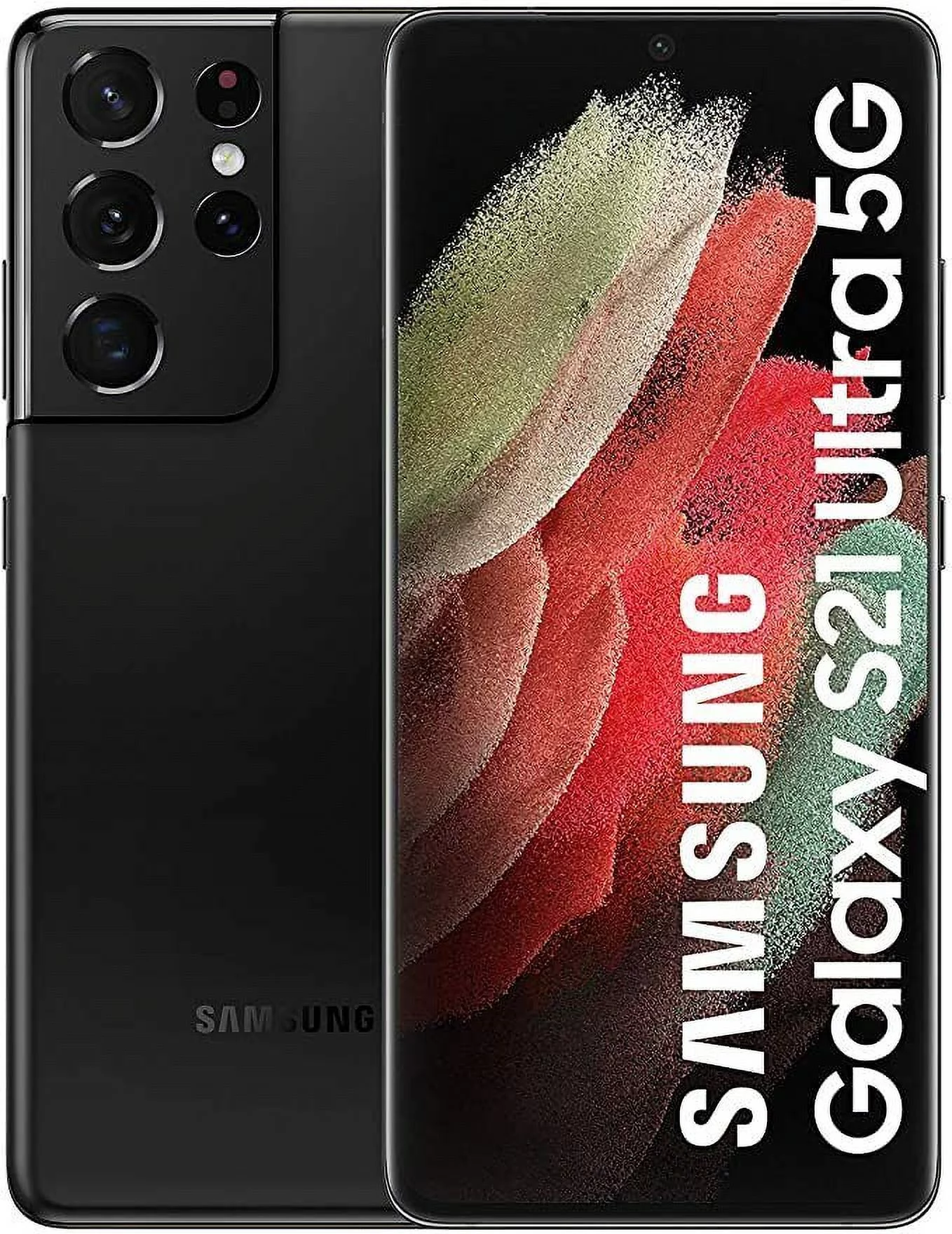 Restored Samsung Galaxy S21 Ultra Phantom Black 512GB Factory Unlocked SM-G998U1 (Refurbished)