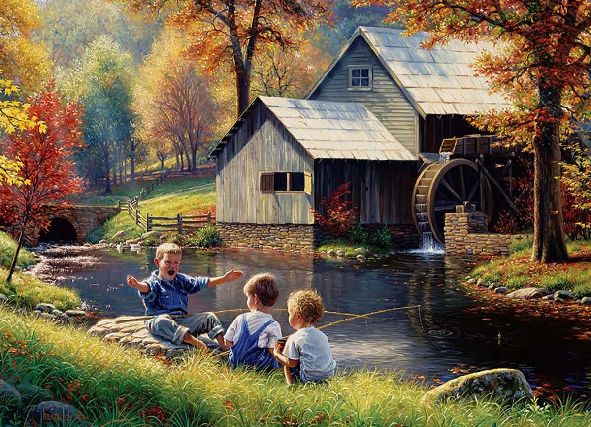 Fishy Story, a 1000-piece Puzzle by Jack Pine