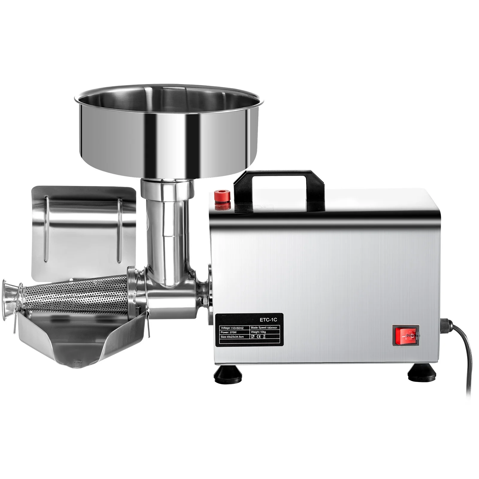 BENTISM Electric Tomato Strainer Tomato Milling Machine Stainless Steel Tomato Grinder