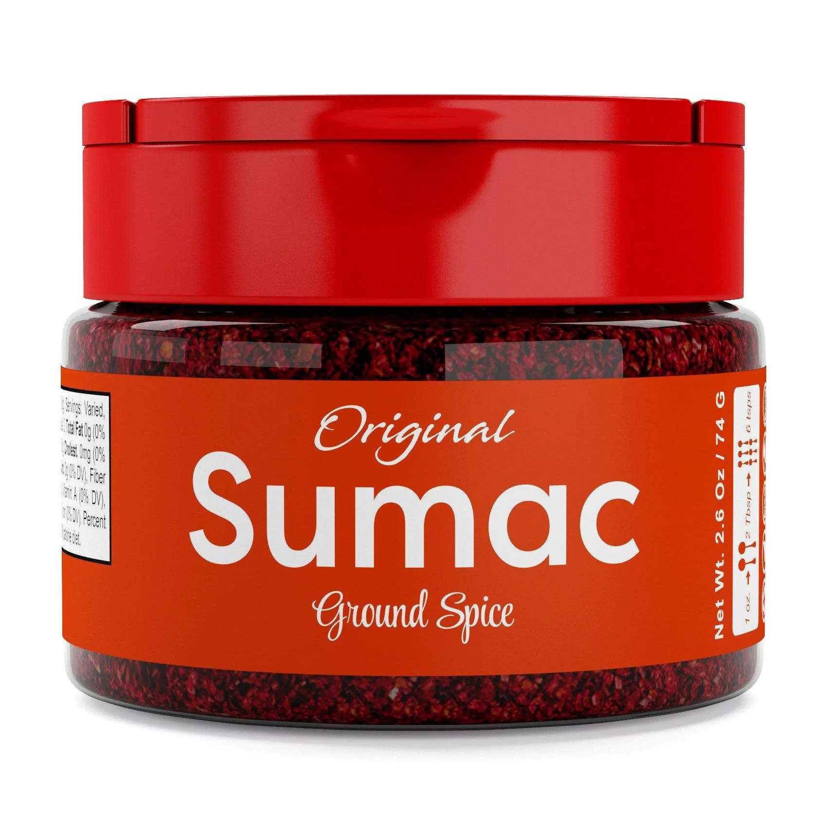 USimplySeason Original Sumac Spice - Lemony Tart Middle Eastern Berry Powder, 5oz