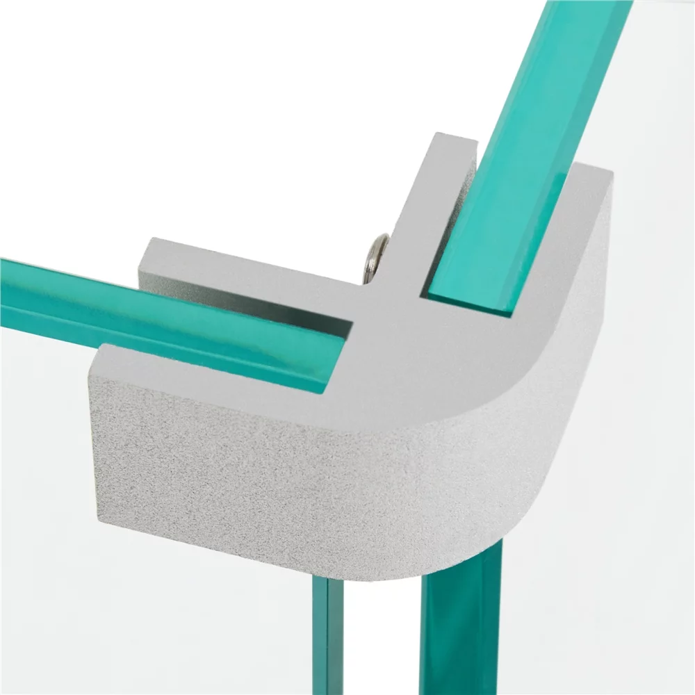 Yaheetech 23.5'' L x 7.5''W Rectangle Gas Fire Pit Wind Guard, Clear