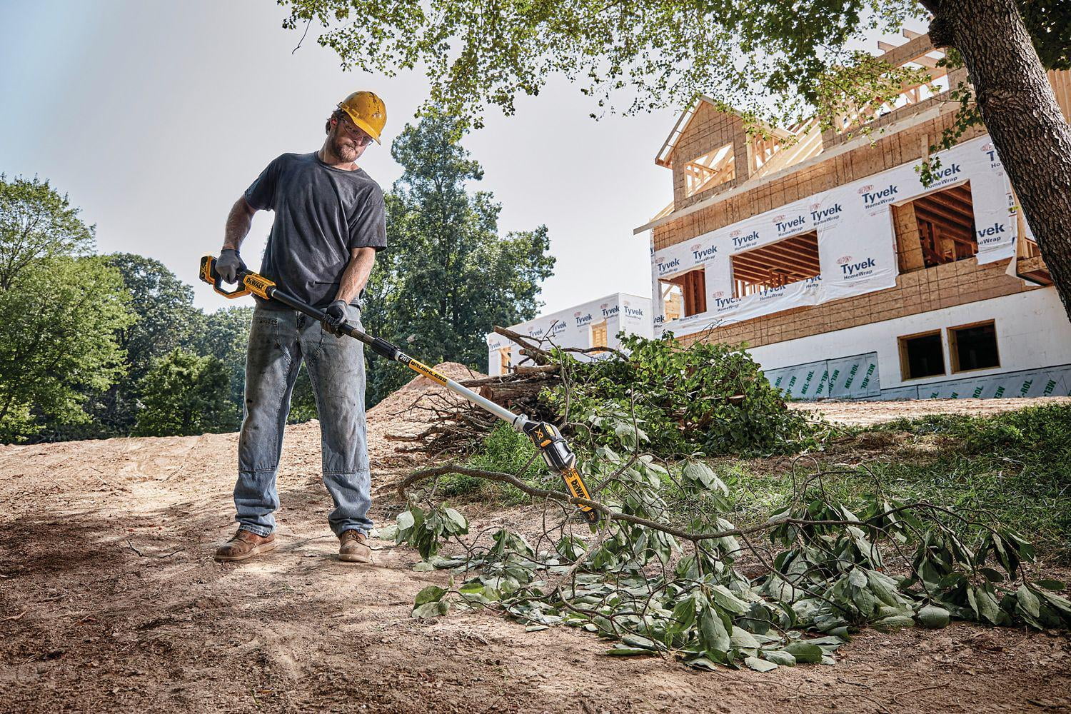 DeWALT DCPS620M1 8 in. 20V Cordless MAX XR Pole Saw 4Ah Kit, 15 ft. Reach