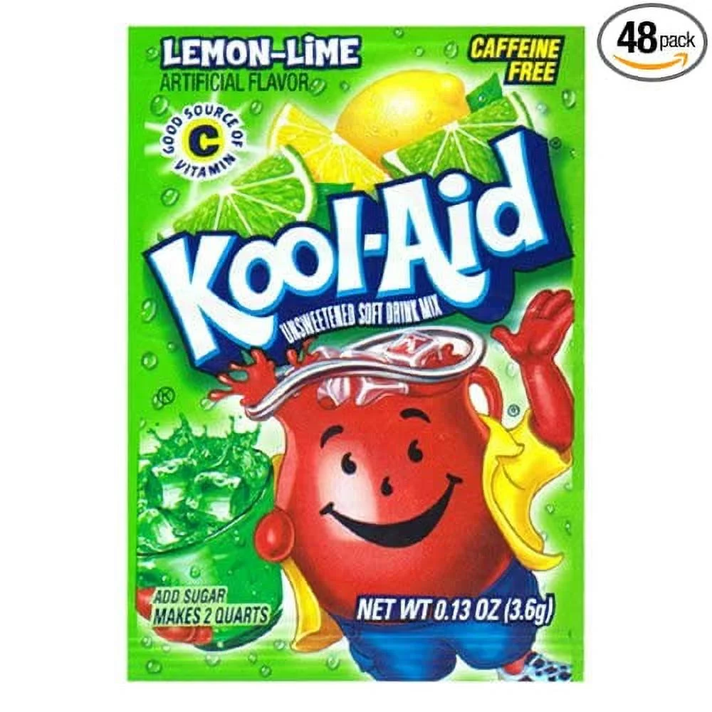 Kool Aid Lemon Lime Drink Mix (48 Packets)