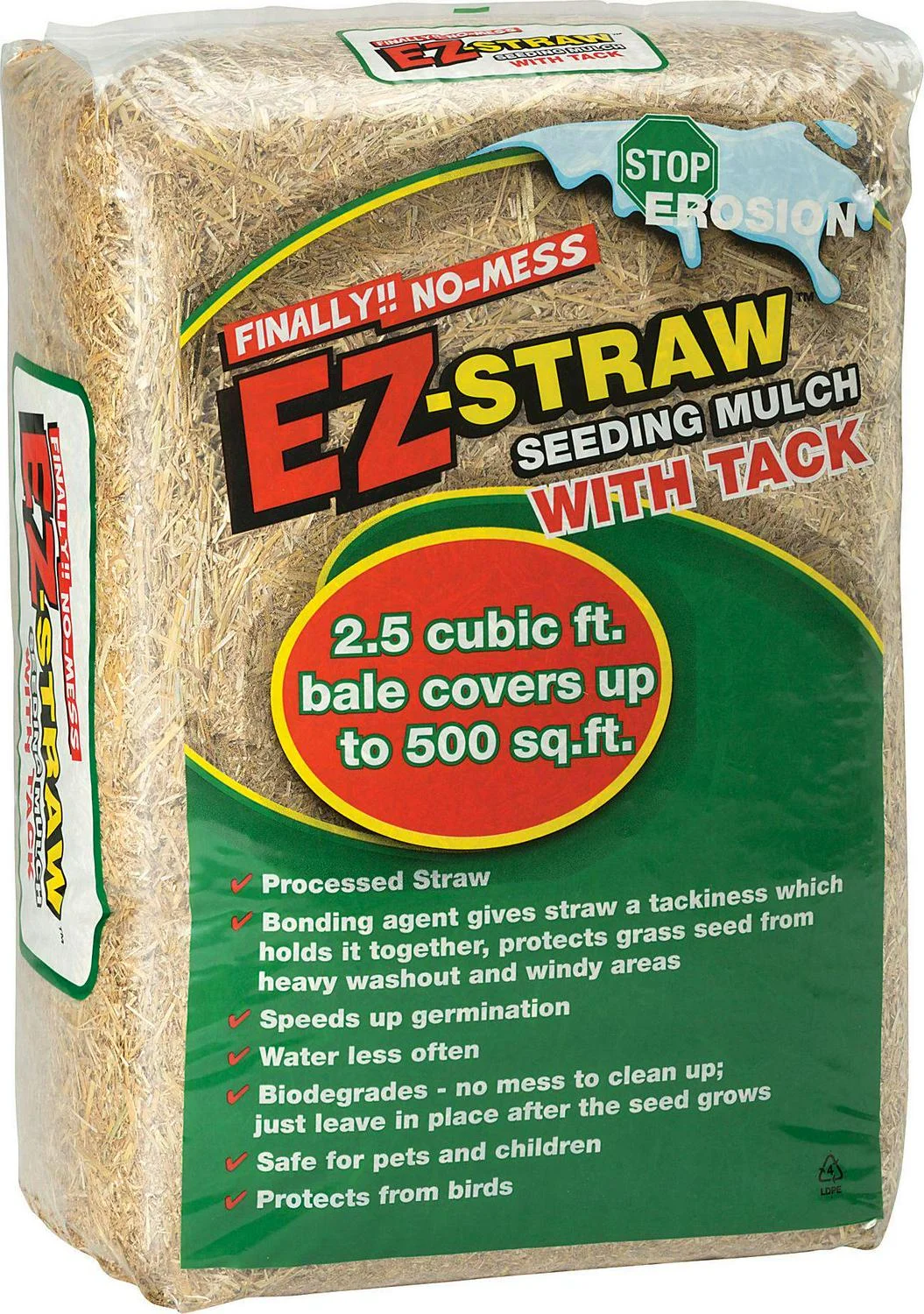 EZ-Straw 2.5 cu. ft. Straw Seeding Mulch