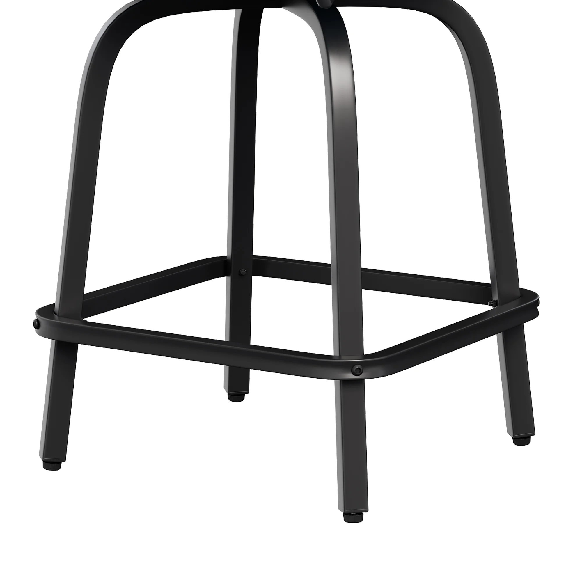 Wooflex High Back Swivel Bar Stools Set of 2, All Weather Outdoor Patio Swivel Chairs with Breathable Textilene and Metal Frame for Garden Backyard Deck, Blue