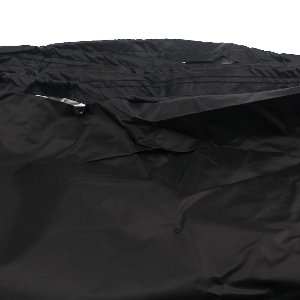 TJFU Black Chiminea Cover Outdoor Patio Waterproof Dustproof Sunscreen Protective Chimney Fire Pit Heater Cover Stove Cover Fit For 41 and 46