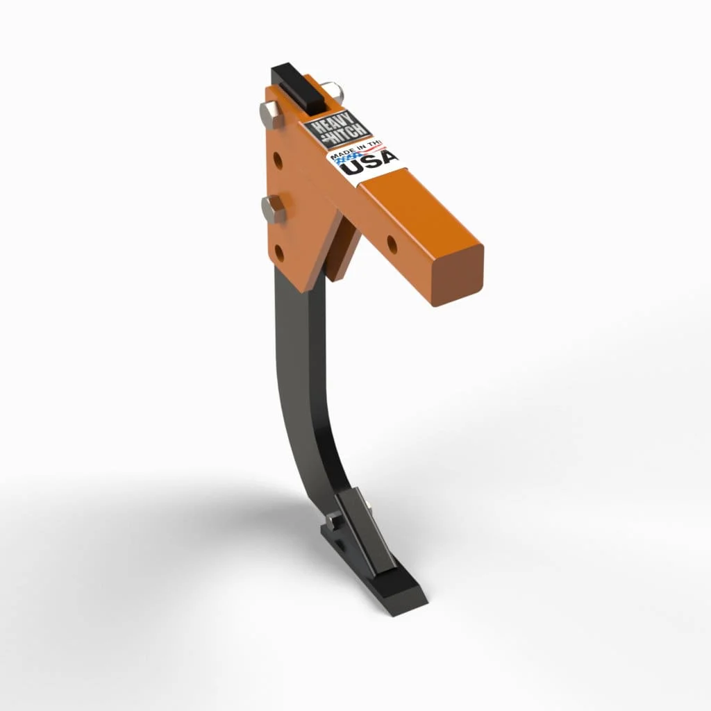 HRA: Ripper / Middle Buster Plow / Subsoiler Plow / Potato Plow - Standard Shank, Orange (matches Kubota Orange)