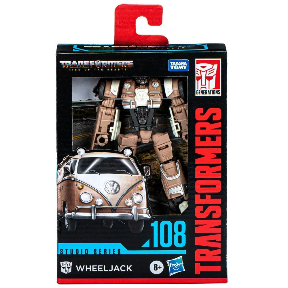 Transformers Studio Series Deluxe Transformers: Rise of the Beasts 108 Wheeljack 4.5” Action Figure, 8+