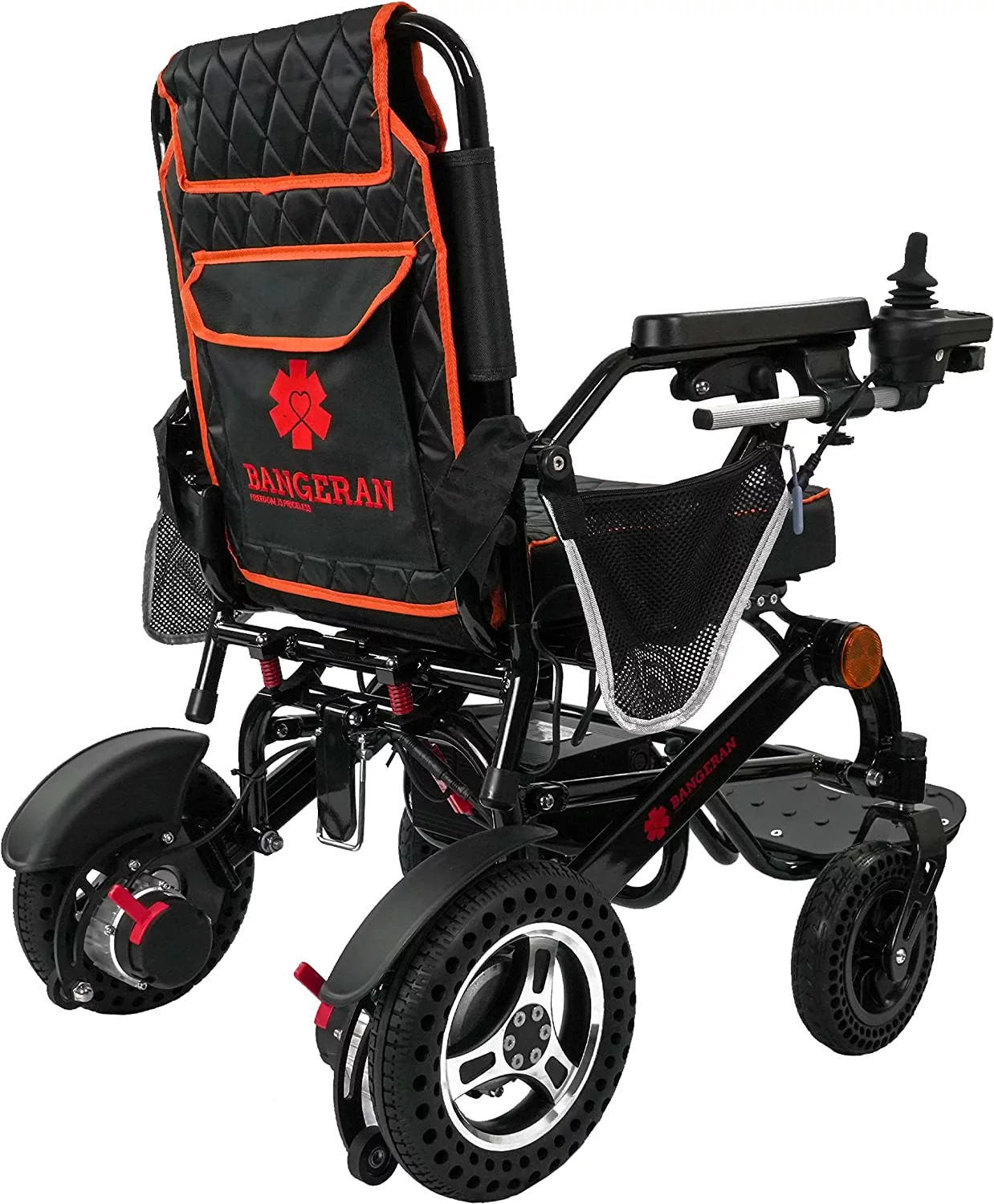 Bangeran - Pegasus Lightweight Portable Wheelchair – Durable and Portable Wheel chair - Mobility Wheelchair (Black)