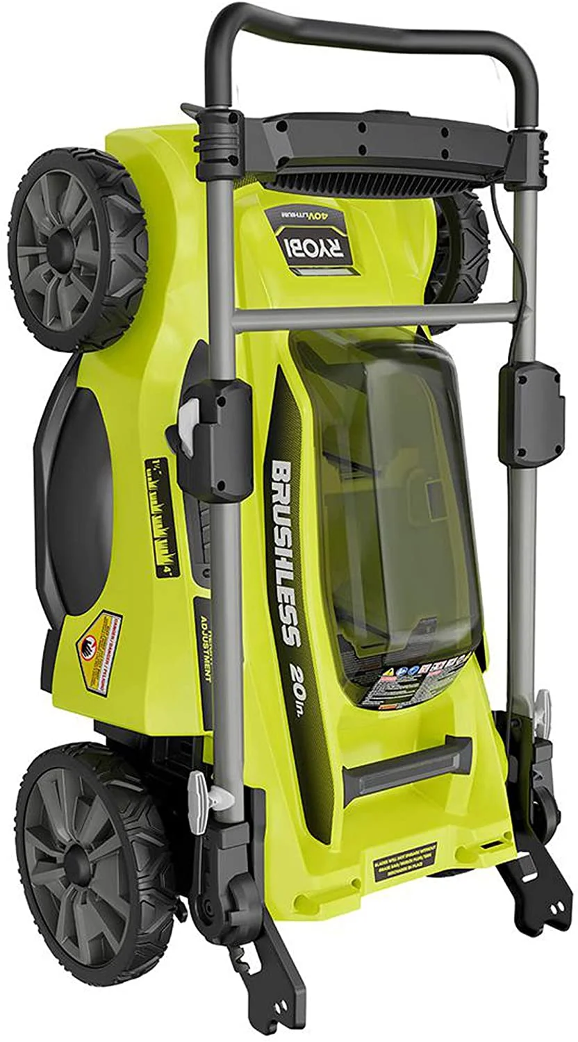 RYOBI 40V HP Brushless 21 in. Cordless Battery Walk Behind Self-Propelled Lawn Mower with (2) 6.0 Ah Batteries and Charger