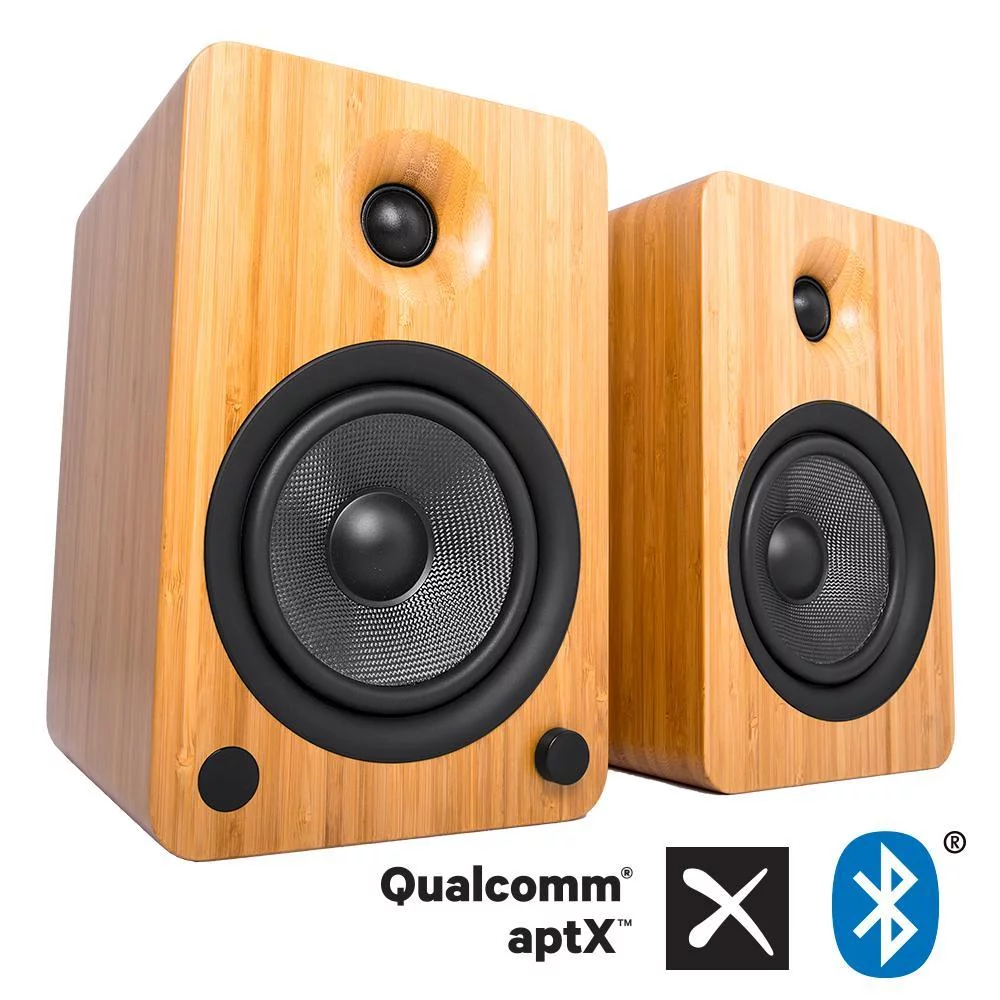 Kanto Living YU6 2-Way Powered Bookshelf Speakers (Pair, Pure)