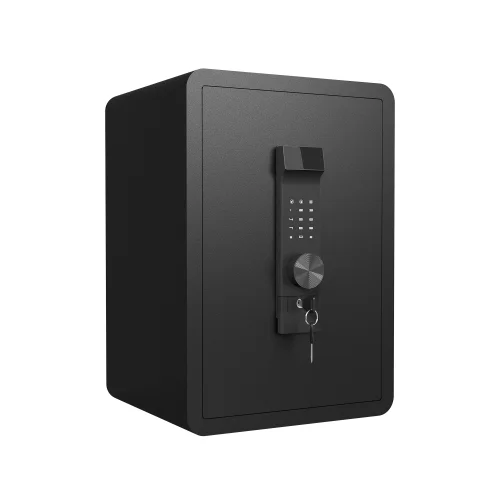 High Security Large safe, 2.5 Cubic Feet Safe with Electronic Password Lock, sSafe with Private Cabinet Suitable for home, Office, and Hotel use