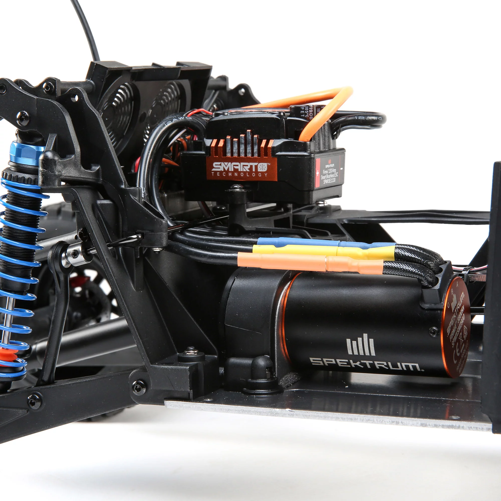 Losi RC Truck 1/10 King Shocks Ford Raptor Baja Rey 4 Wheel Drive Brushless RTR Battery and Charger Not Included with SMART LOS03020V2T1 Cars Electric RTR 1/10 Off-Road