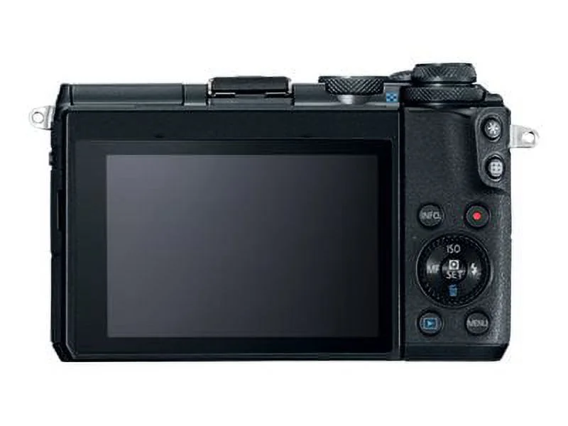 Canon EOS M6 - Digital camera - mirrorless - 24.2 MP - APS-C - 1080p / 60 fps - body only - Wireless LAN, NFC, Bluetooth - black