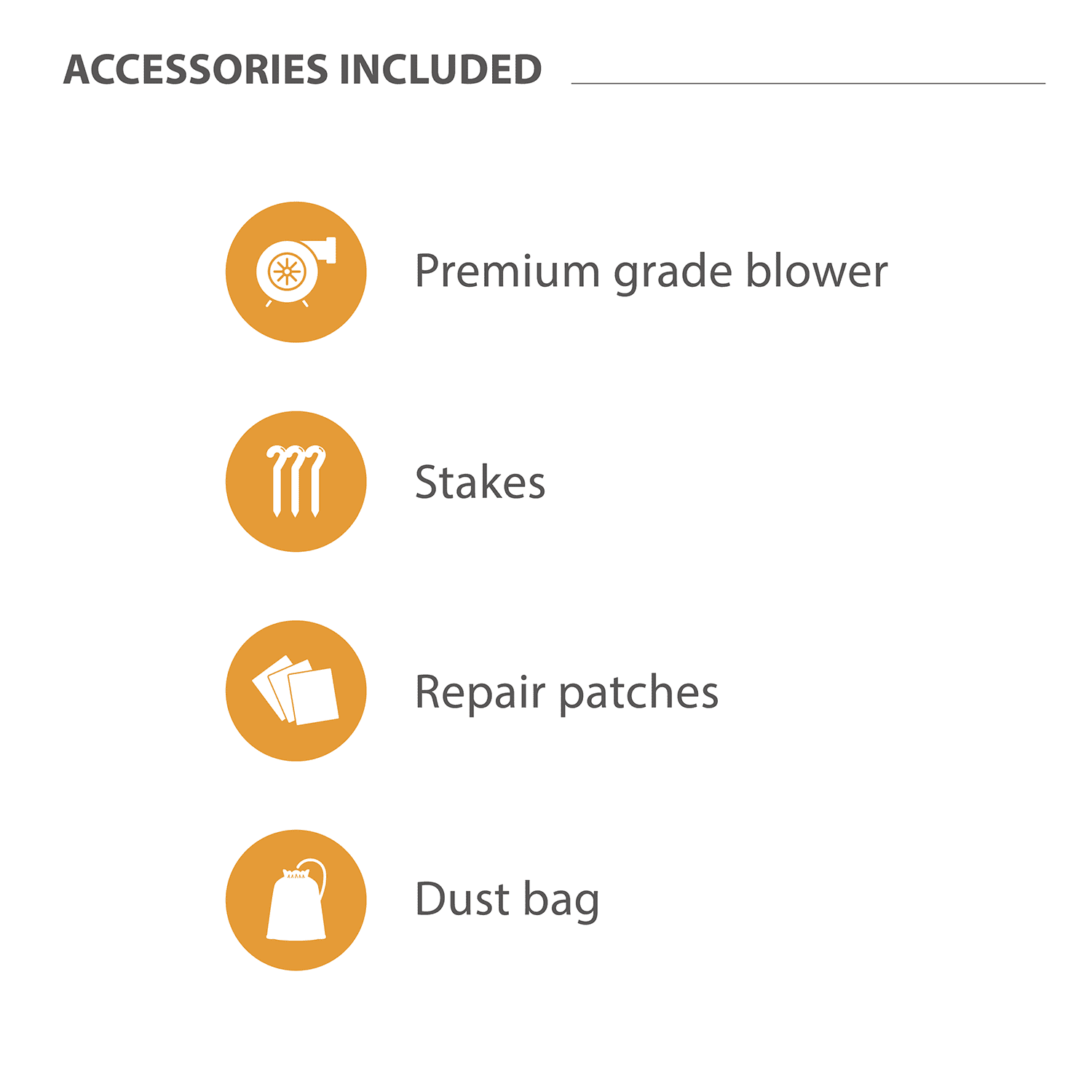 JumpOrange Splash Outdoor Commercial Grade Inflatable Water Slide with Pool for Kids and Adults with Blower