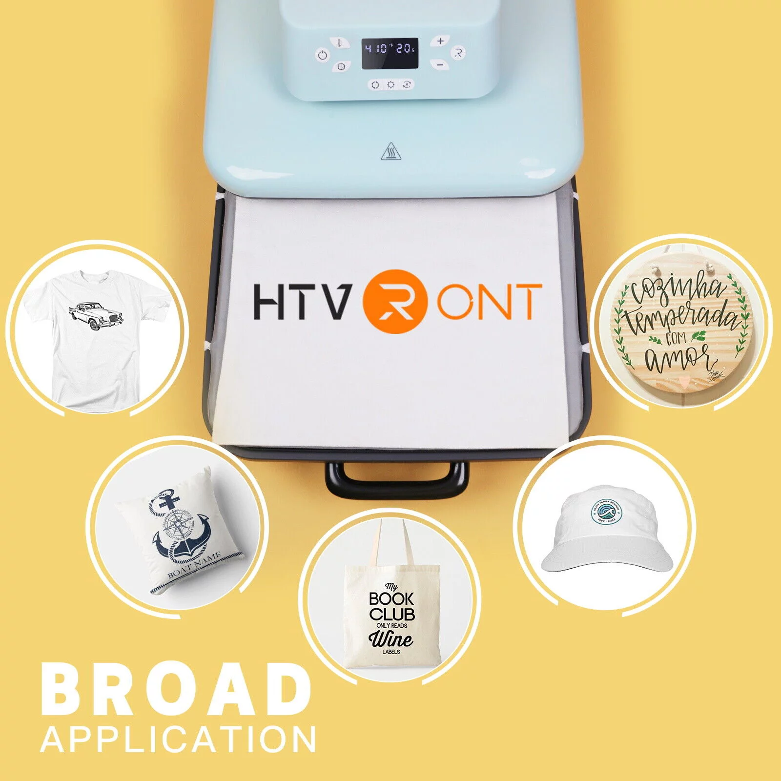 HTVRONT 15X15in Auto Heat Press Machine+10X10in Heat Press Machine+Vinyl Cutting Machine