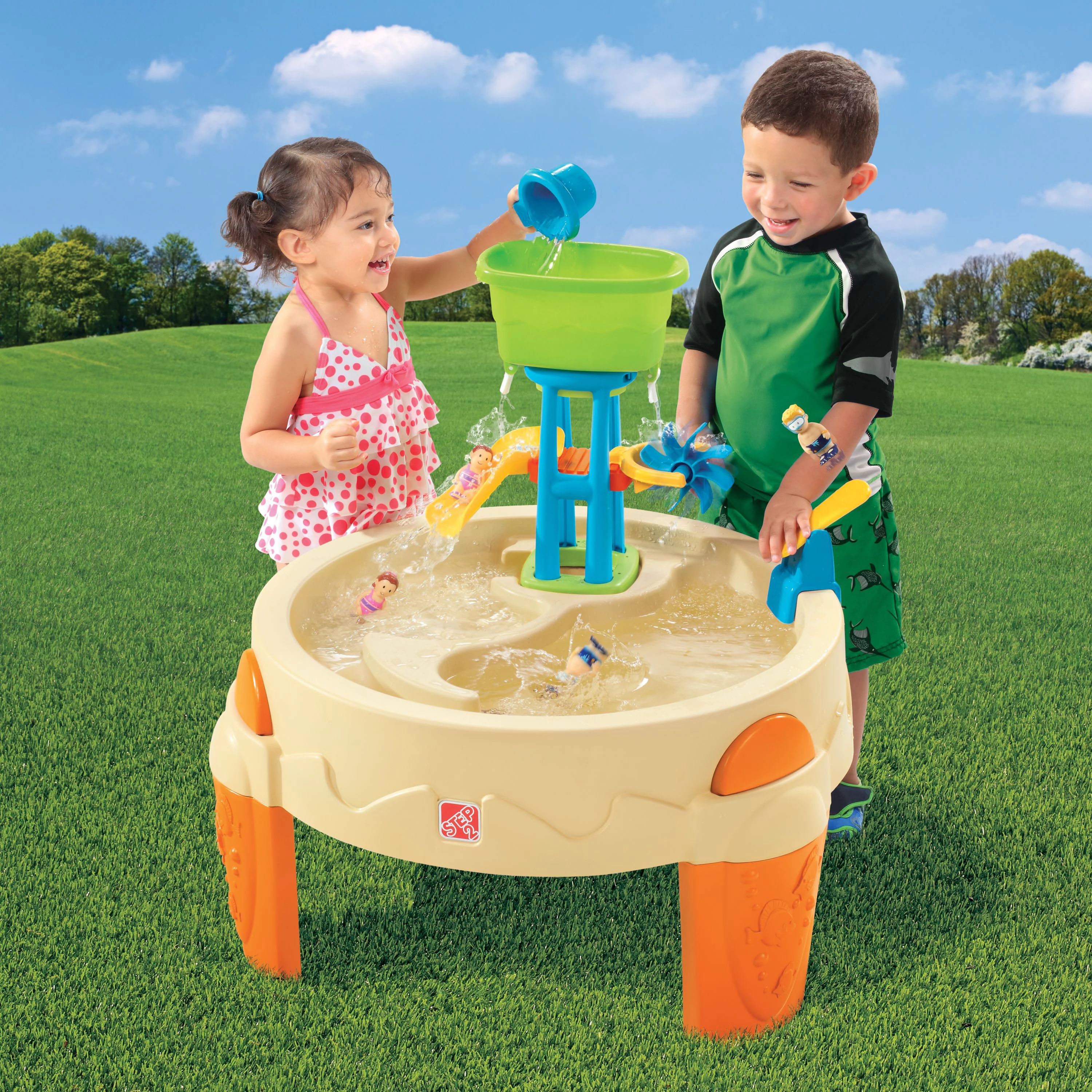 Step2 Big Splash Waterpark Water Table With 7 Piece Accessory Set