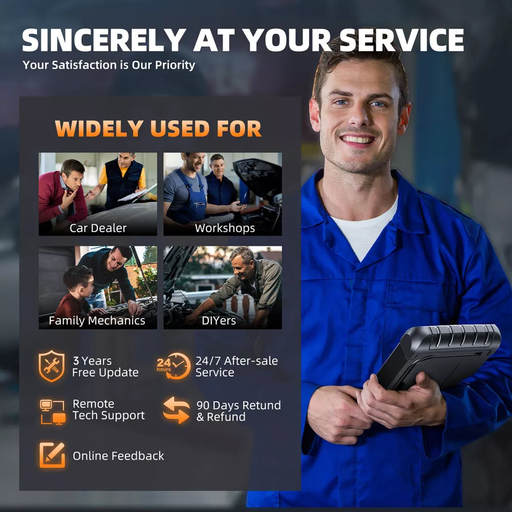 FOXWELL NT909 OBD2 Scanner, 2024 Wireless Bidirectional Scan Tool with ECU Reset, Full System Diagnostic Tool, 30+ Resets, FCA, VAG Guide CAN-FD/DOIP, 3 Year Update Car Scanner for All Vehicles