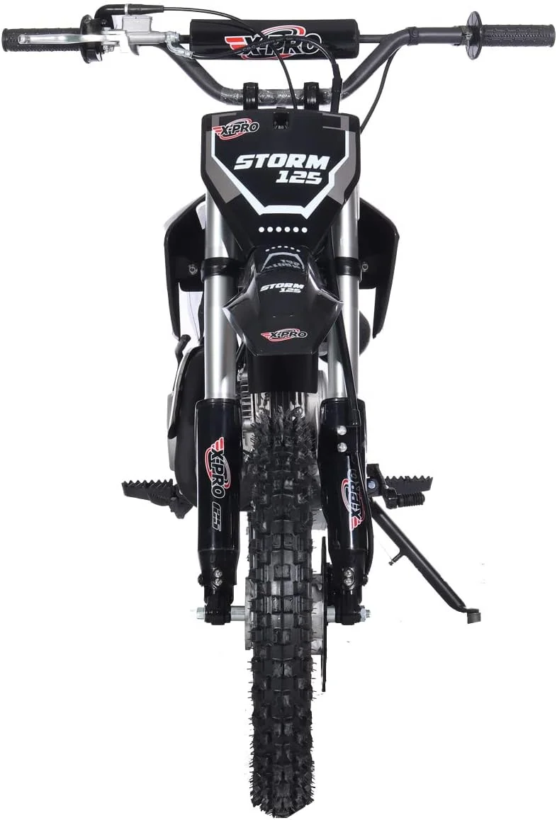 X-Pro Brand New Storm 125cc Dirt Bike with 4-Speed Semi-Auto Transmission, Kick Start, Big 14