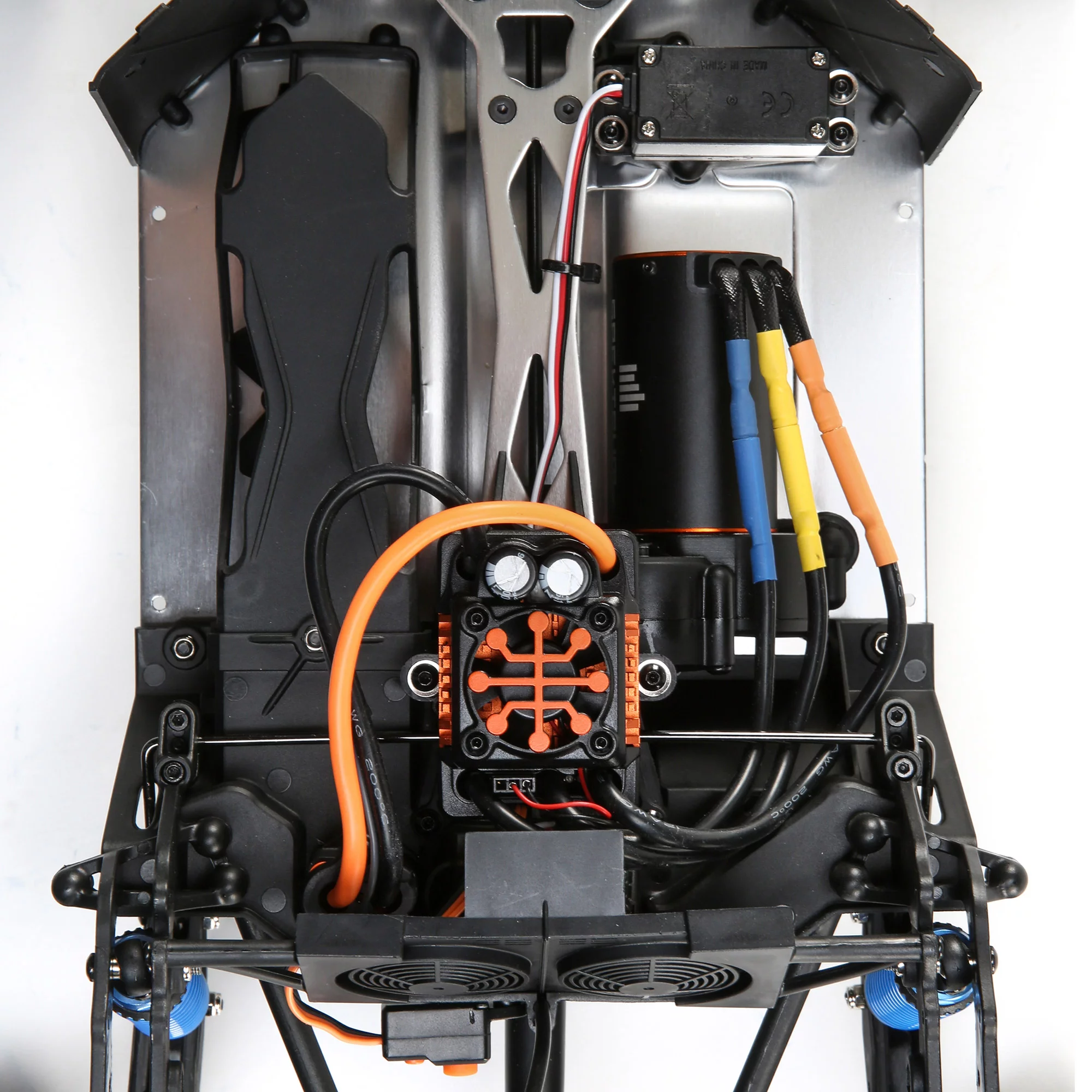 Losi RC Truck 1/10 King Shocks Ford Raptor Baja Rey 4 Wheel Drive Brushless RTR Battery and Charger Not Included with SMART LOS03020V2T1 Cars Electric RTR 1/10 Off-Road