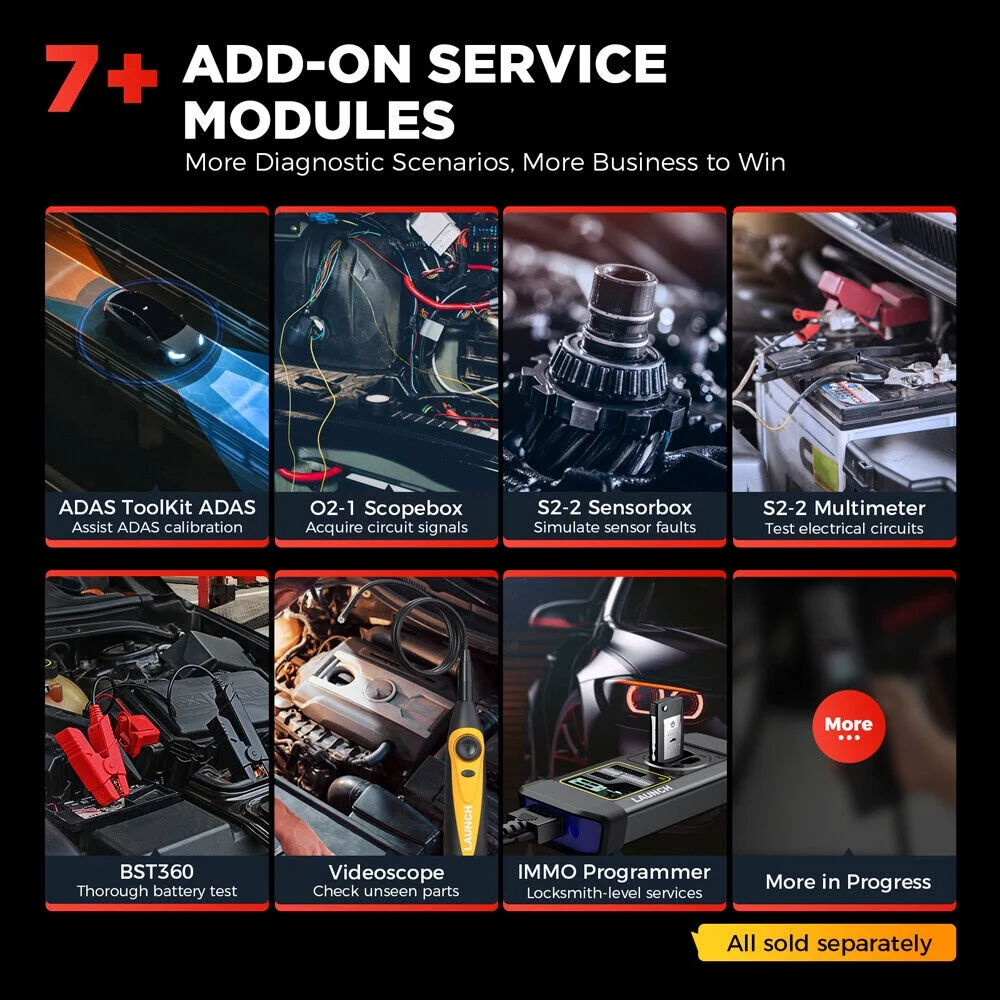 LAUNCH X431 PRO DYNO Car Diagnostic Scan Tool Bi-directional All-System Scan, CANFD DOIP, 37+ Services, ,2 Year Free Update