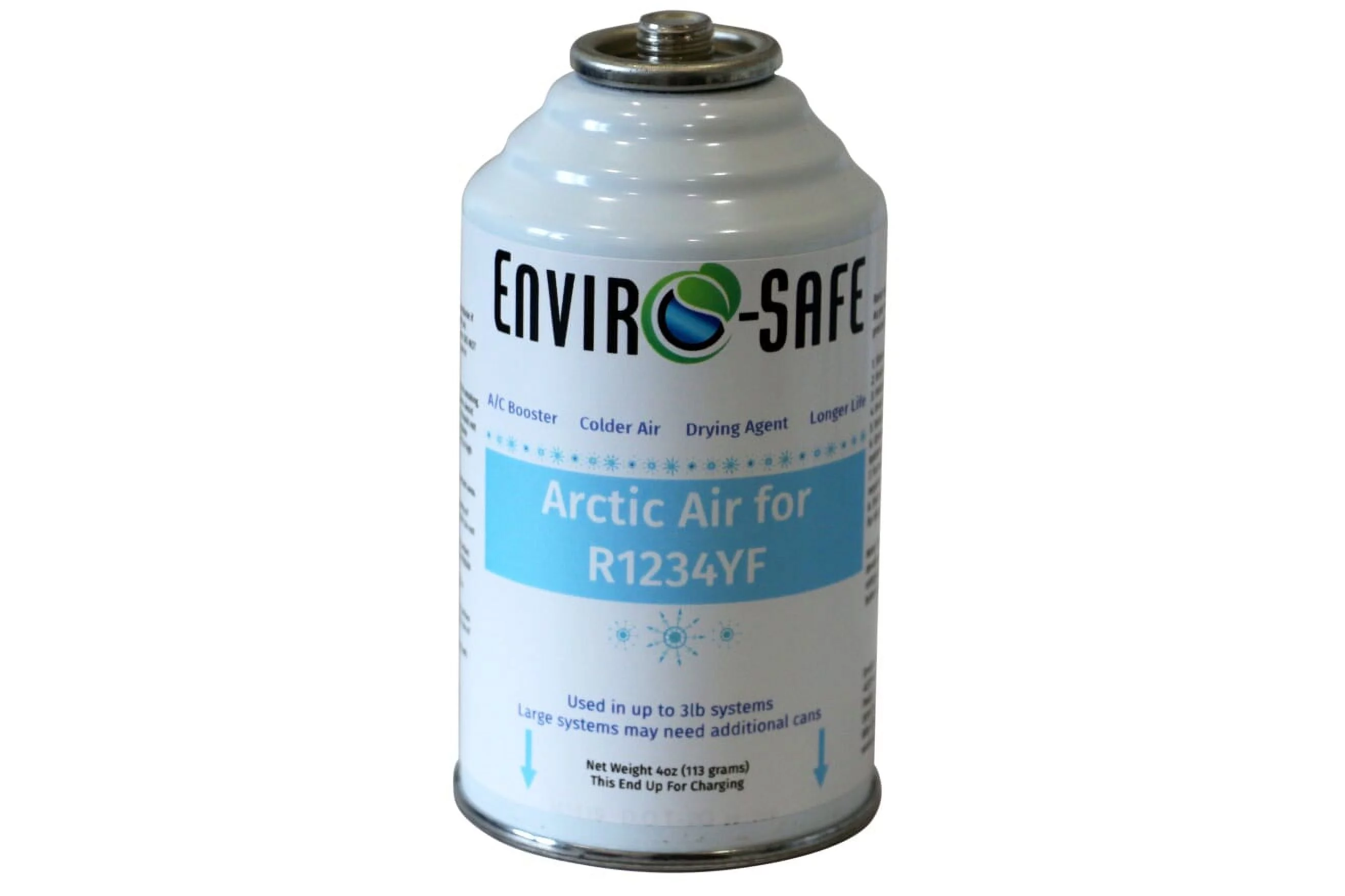 Envirosafe Arctic Air for R1234yf, R1234, r1234yf, R-1234YF Case of 12 Cans