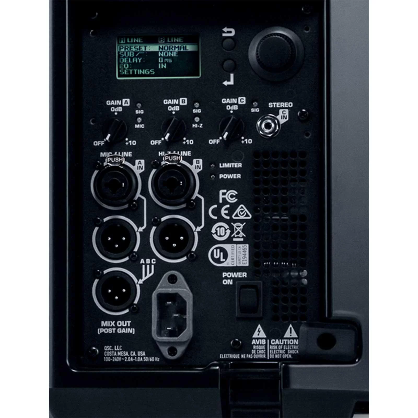 (2) QSC K12.2 K2 Series 12