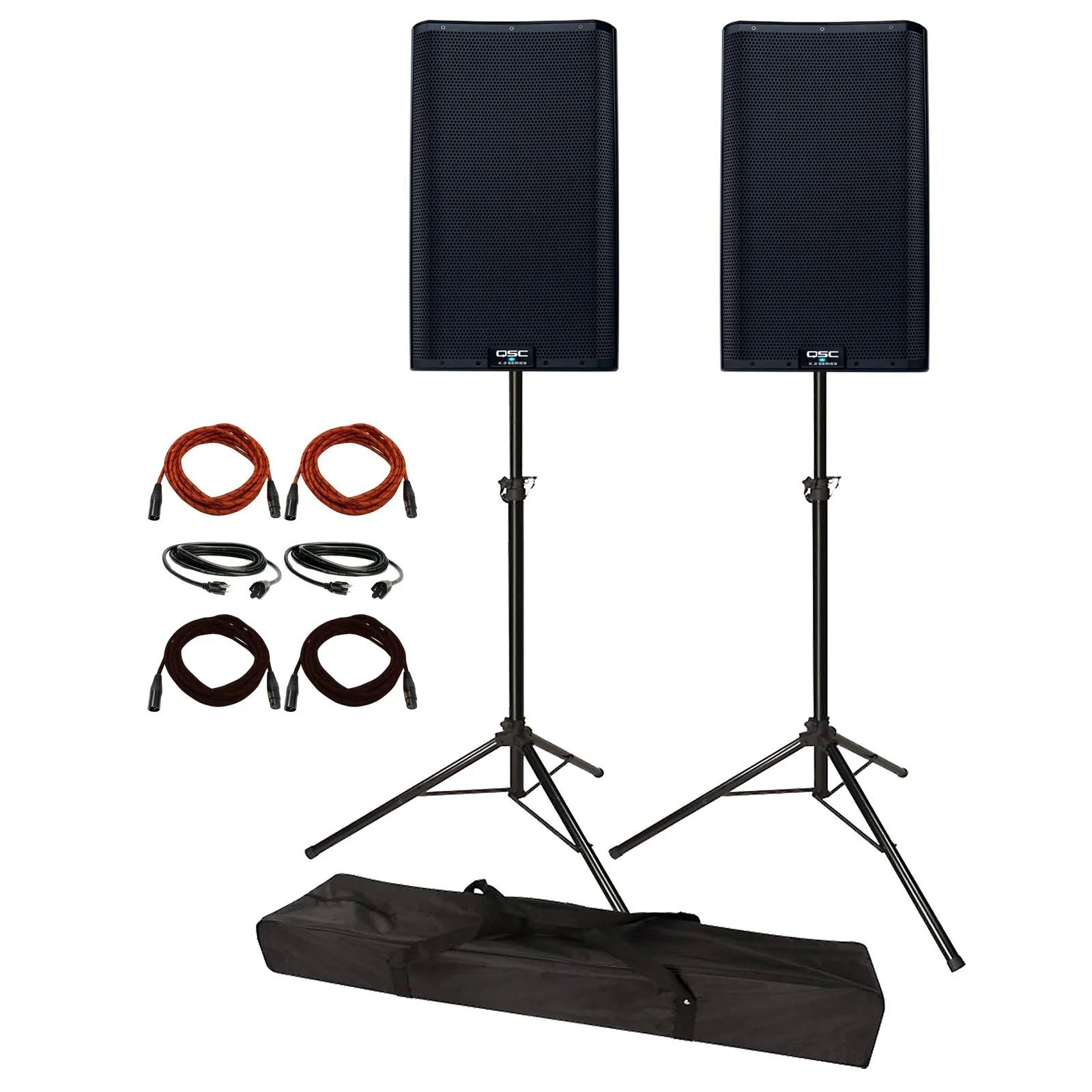 (2) QSC K12.2 K2 Series 12