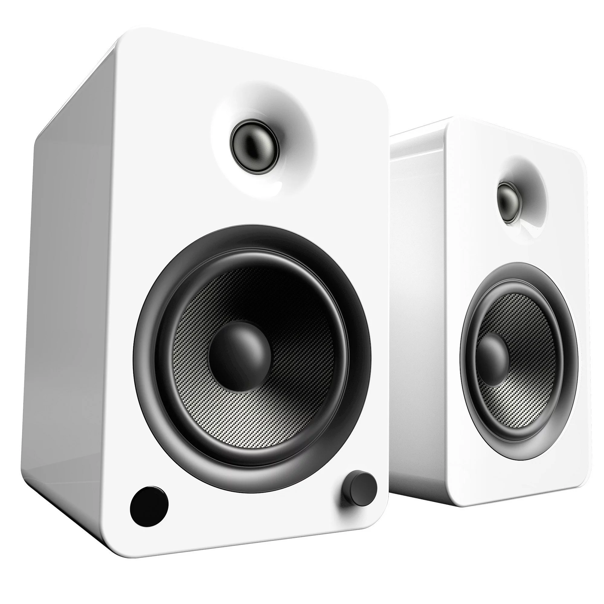 Kanto Living YU6 2-Way Powered Bookshelf Speakers (Pair, Pure)