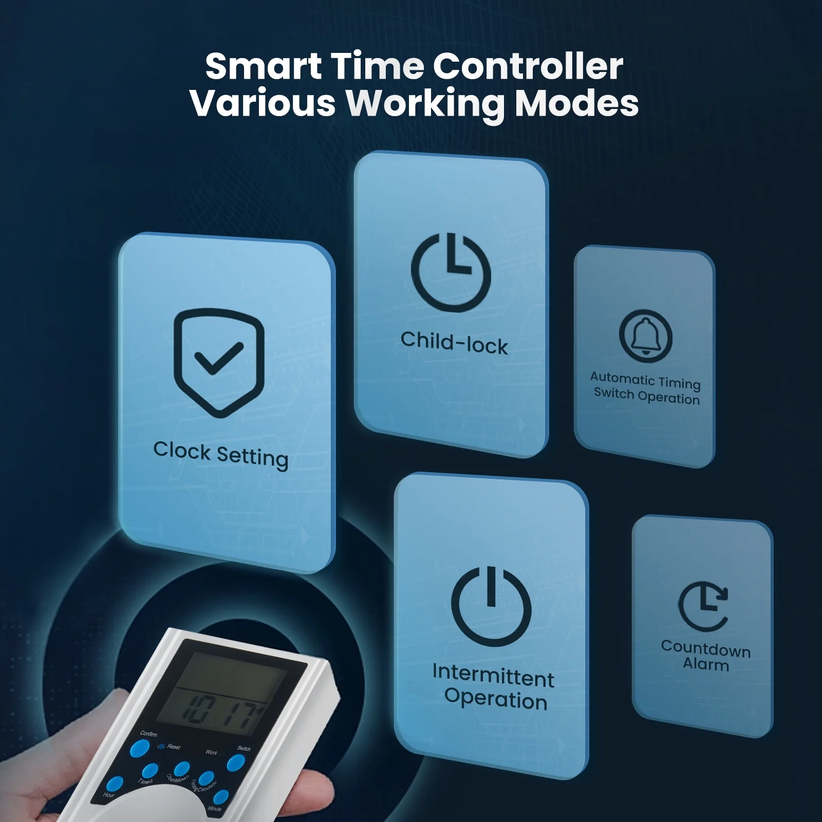 WRSTER-TECH 3/4 HP 5.2CFM Pond Aerator Lake Compressor Timer 200' Tube 2 Diffusers System 550W 3 Acre