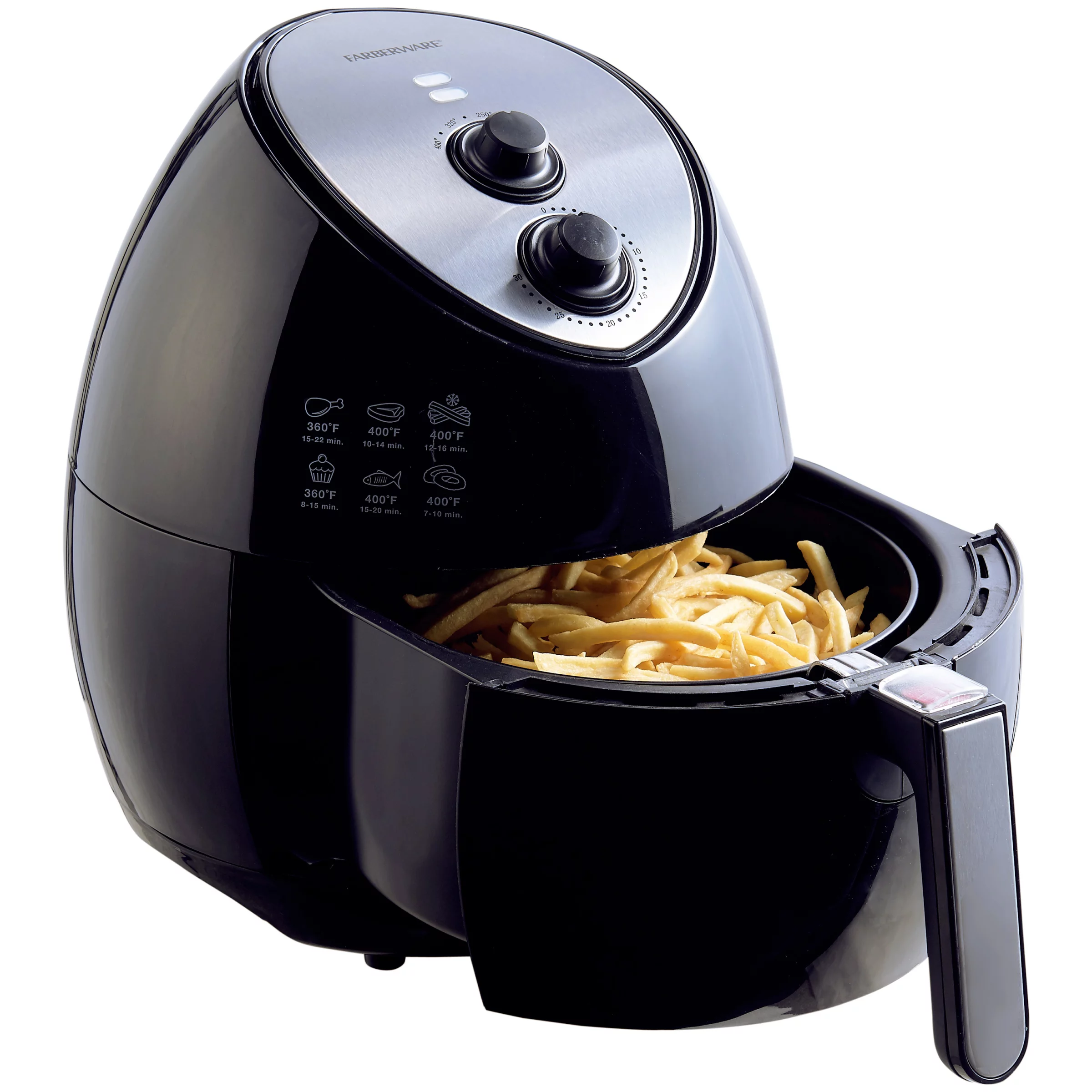 Farberware 3.2 Quart Oil-Less Multi-Functional Air Fryer, Black