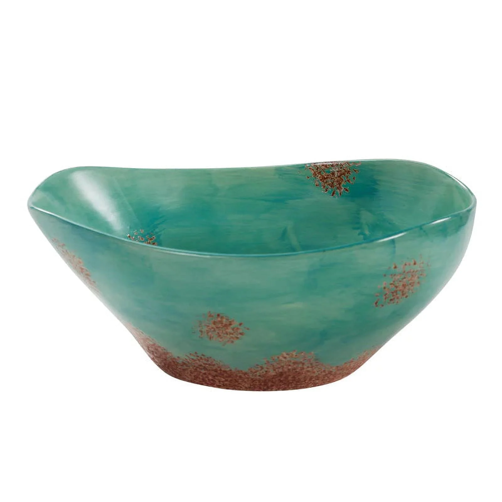 Hiend Accents Unisex Patina Ceramic Dish Set Turquoise One Size