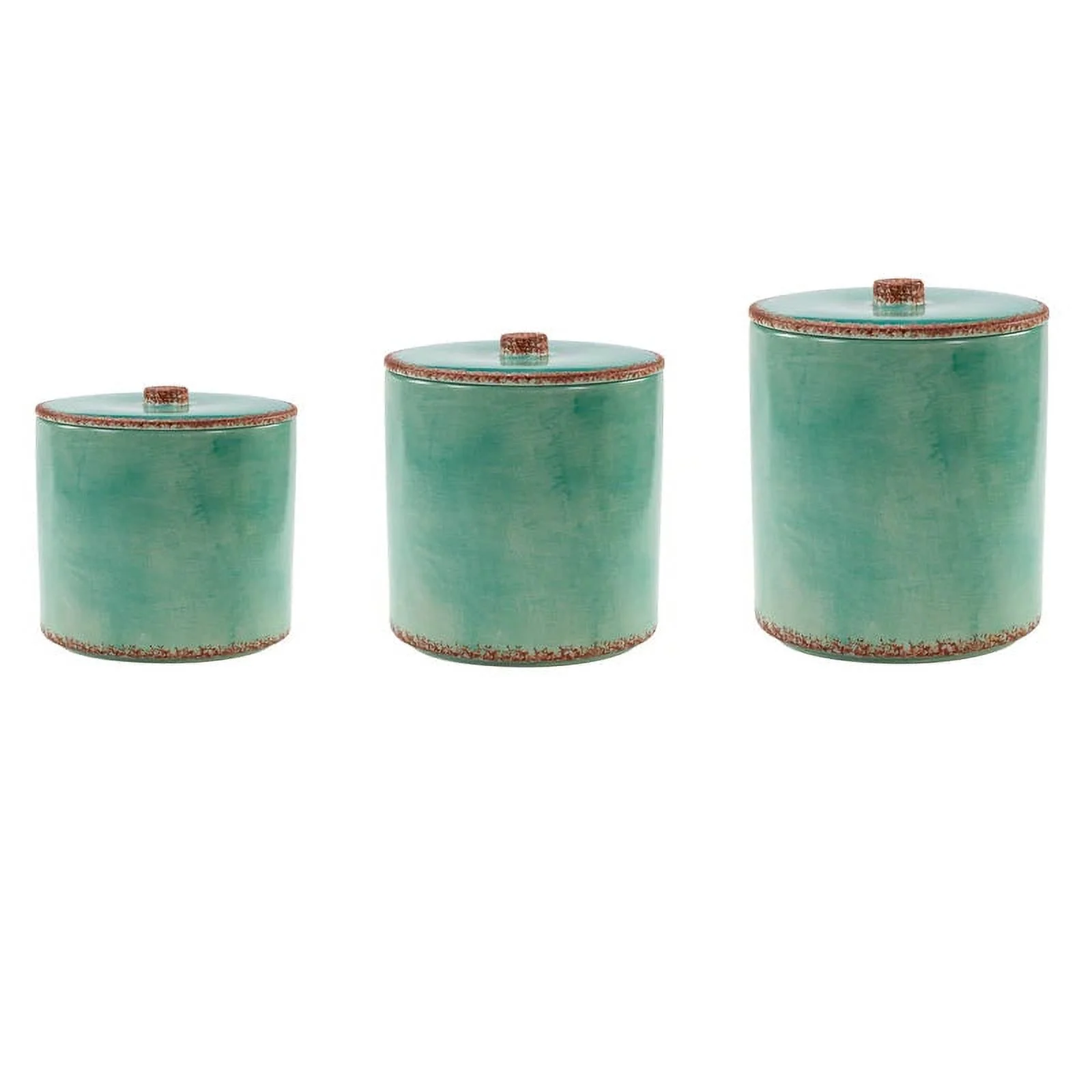 Hiend Accents Unisex Patina Ceramic Dish Set Turquoise One Size
