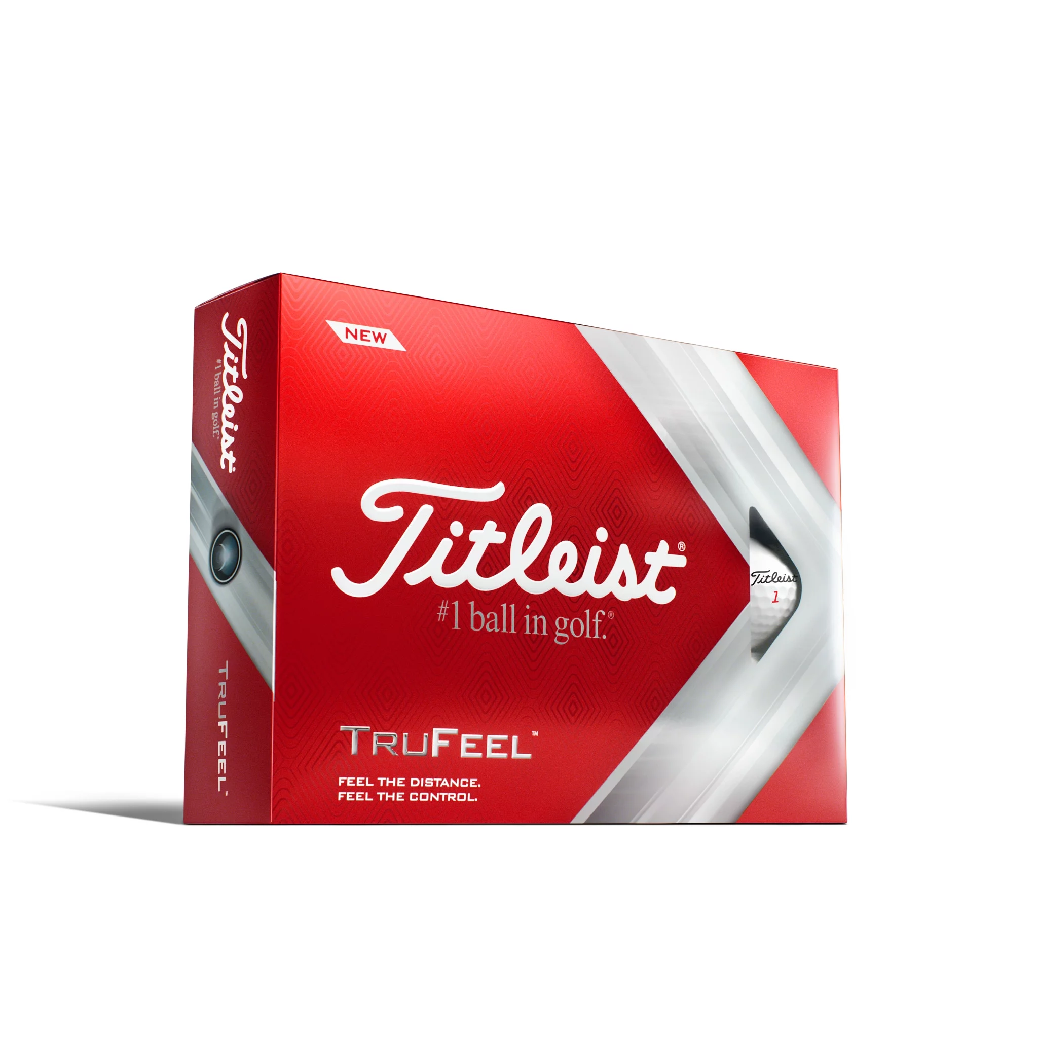 Titleist 2022 TruFeel Golf Balls, 12 Pack, White