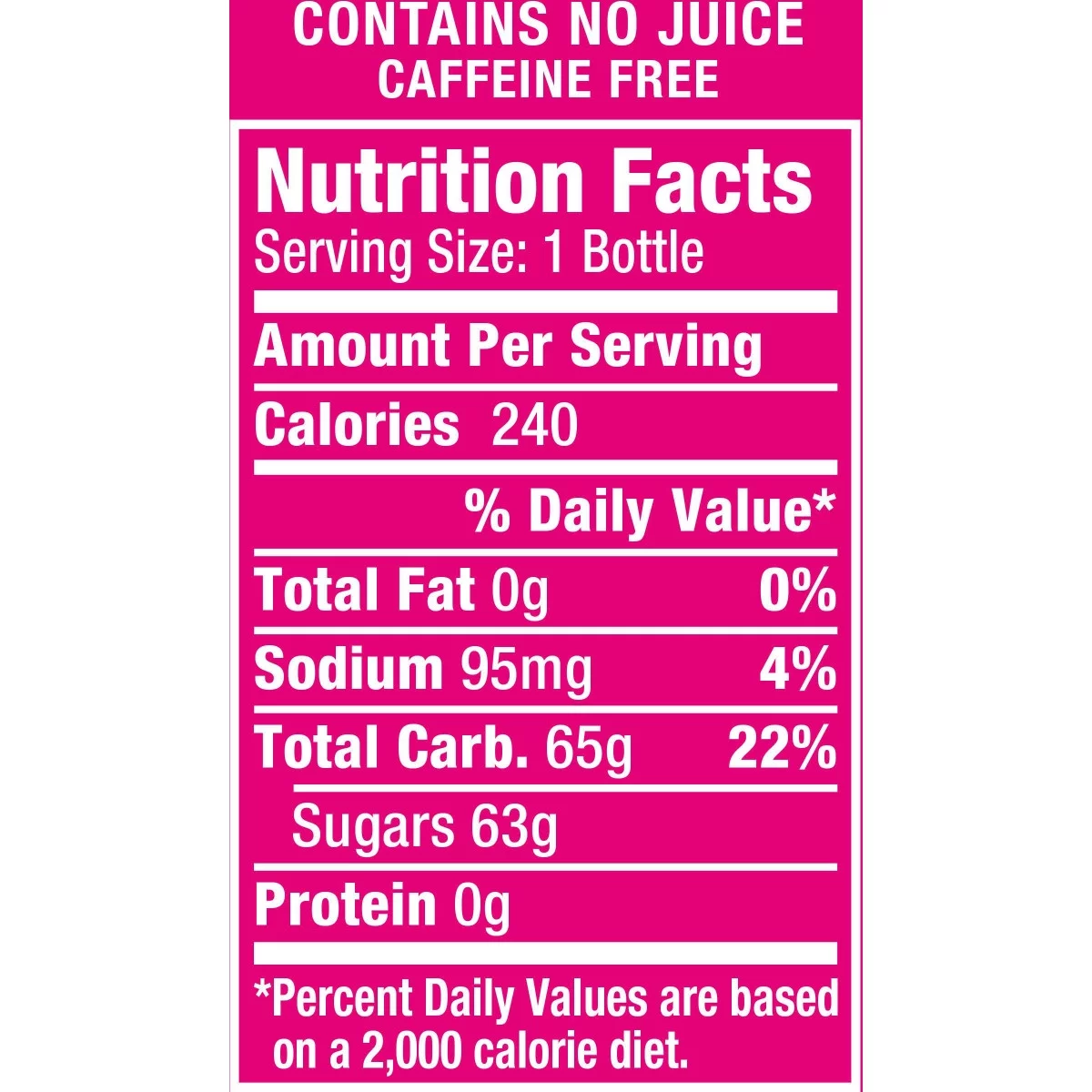 Crush Strawberry Soda, .5 L bottles, 6 pack
