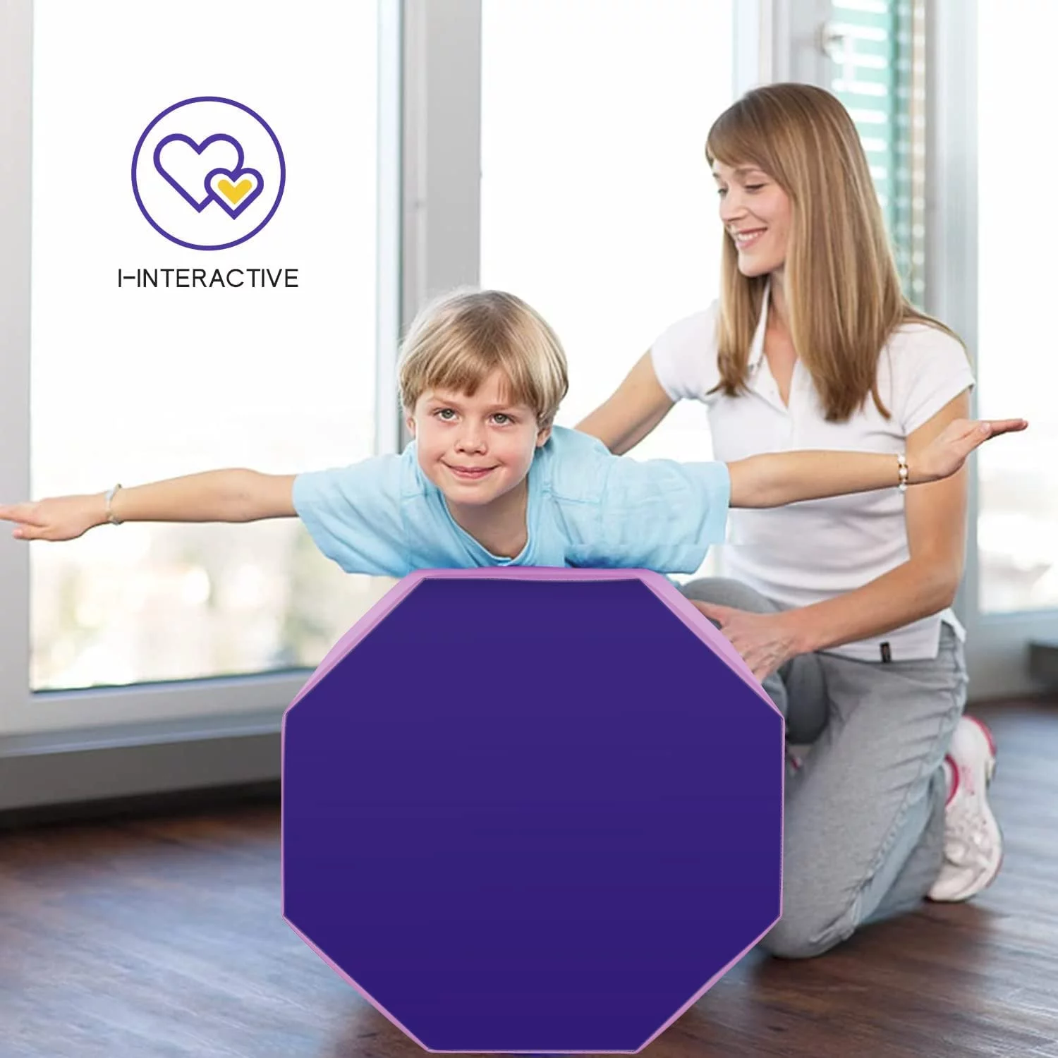 YRLLENSDAN Gymnastics Octagon Tumbler Octagon Mat Gymnastics 24.4