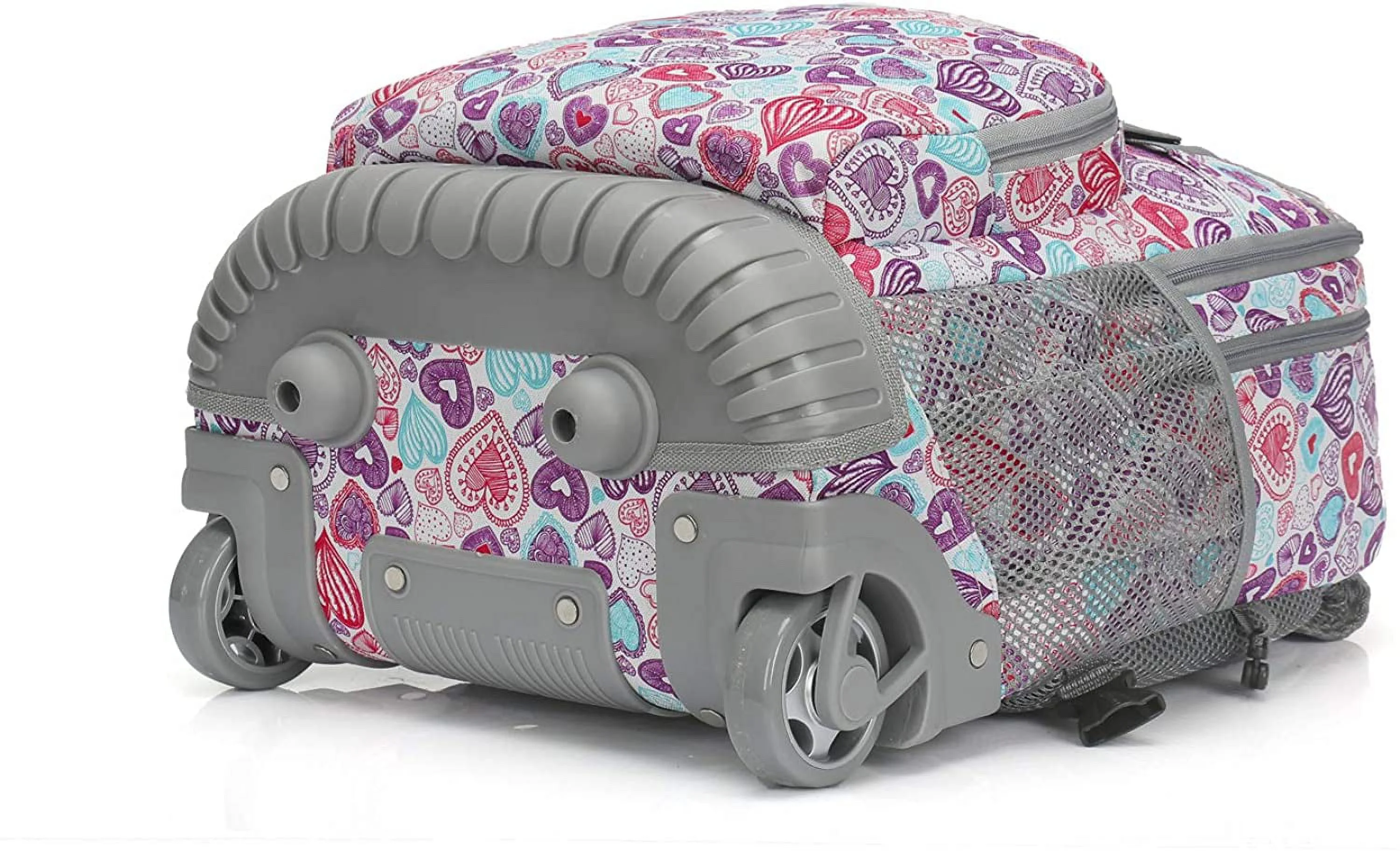 Tilami Rolling Backpack 19 inch Wheeled LAPTOP Boys Girls Travel School Student Trip…