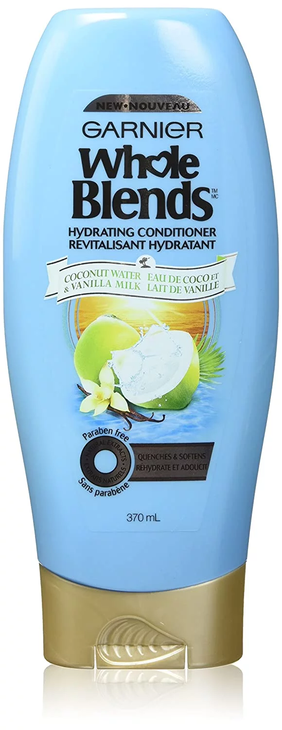 Pack of (6) Garnier Whole Blends Conditioner with Coconut Water And Vanilla Milk Extracts, 12.5 fl. oz