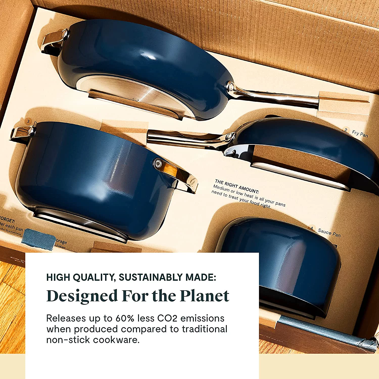 Caraway Nonstick Ceramic Cookware Set (12 Piece) Pots  Pans  Lids and Kitchen Storage - Non Toxic  PTFE & PFOA Free - Oven Safe & Compatible with All Stovetops (Gas  Electric &