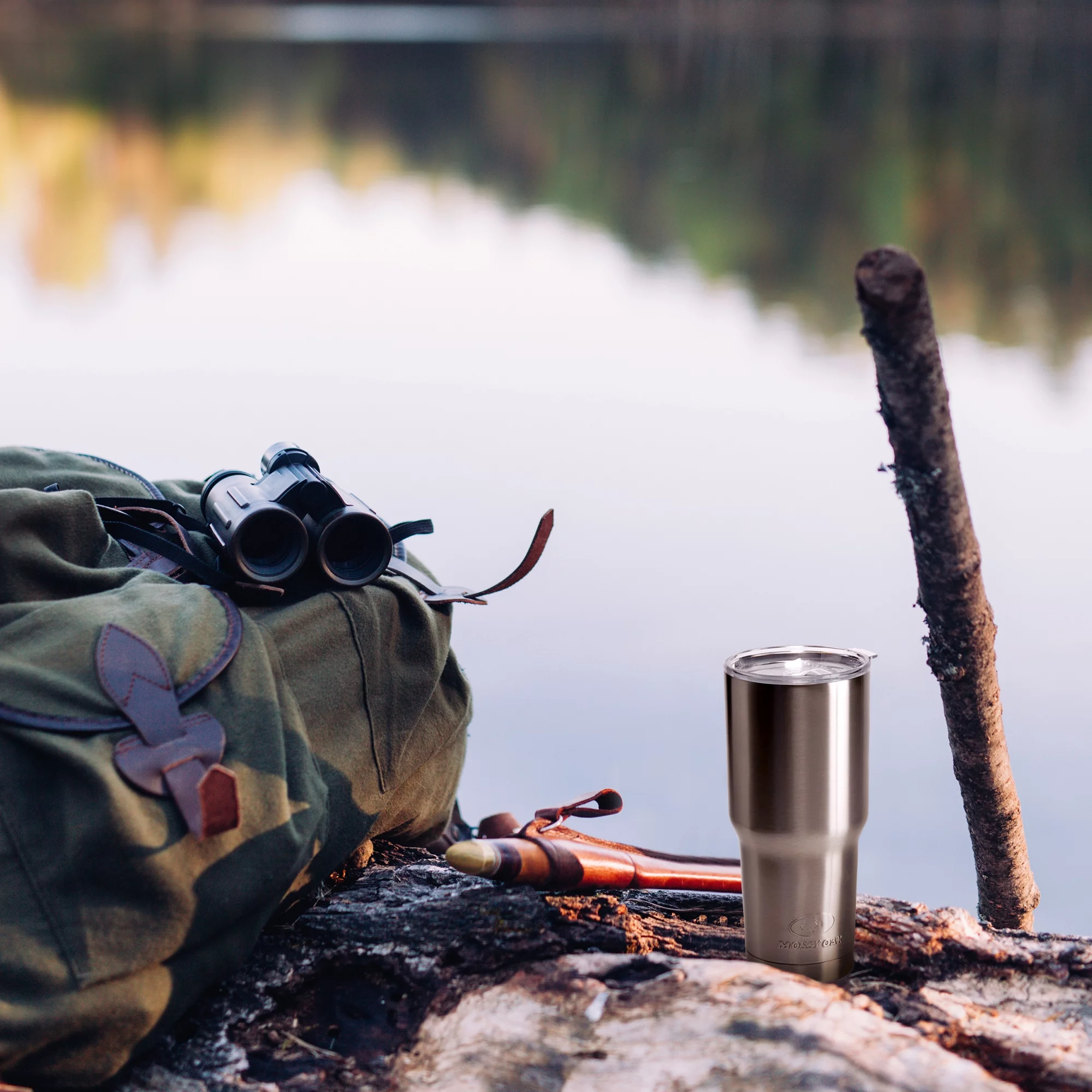 Mossy Oak 30 Ounce Double Wall Stainless Steel Tumbler