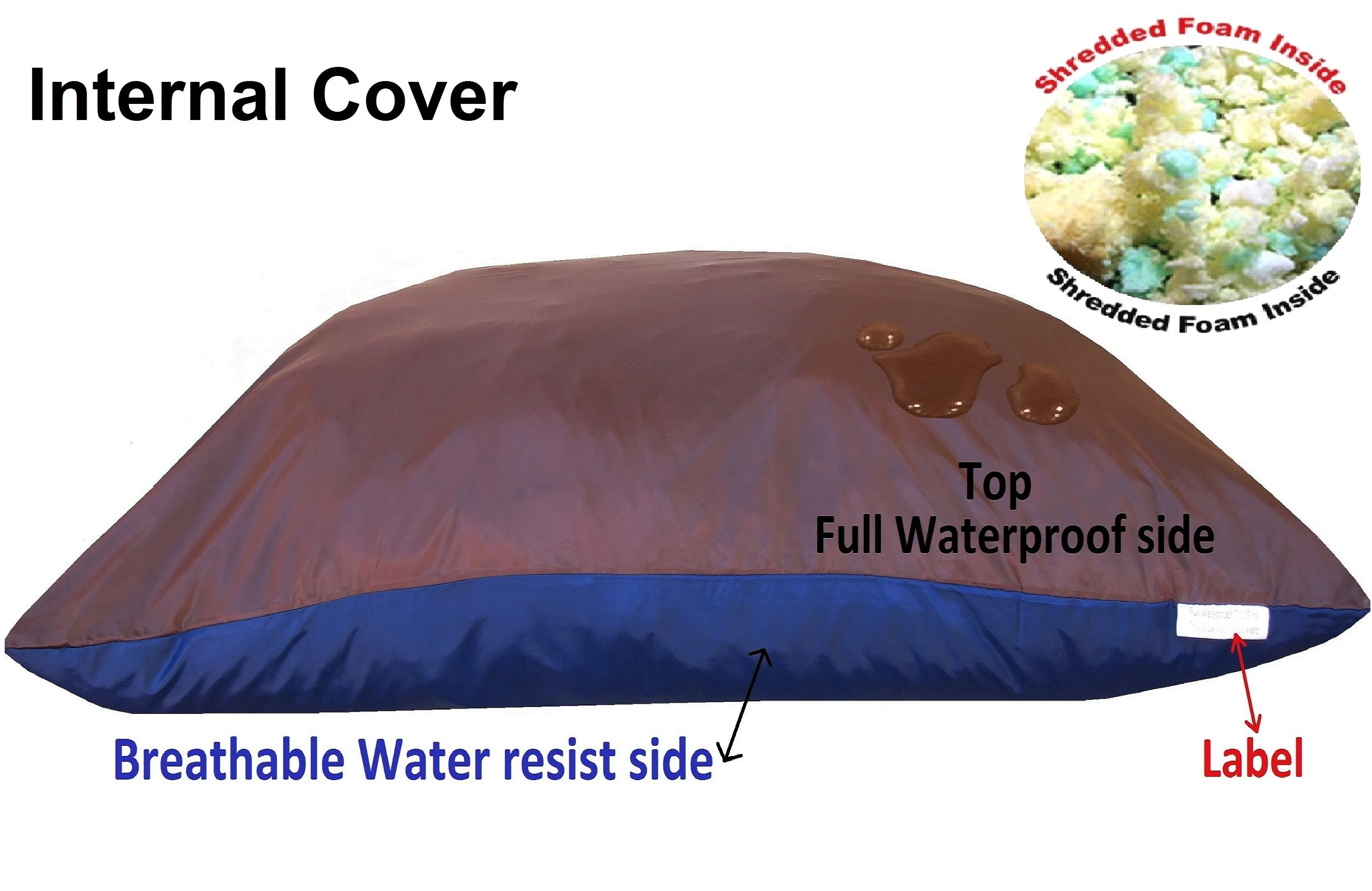 Dogbed4less Shredded Memory Foam 41