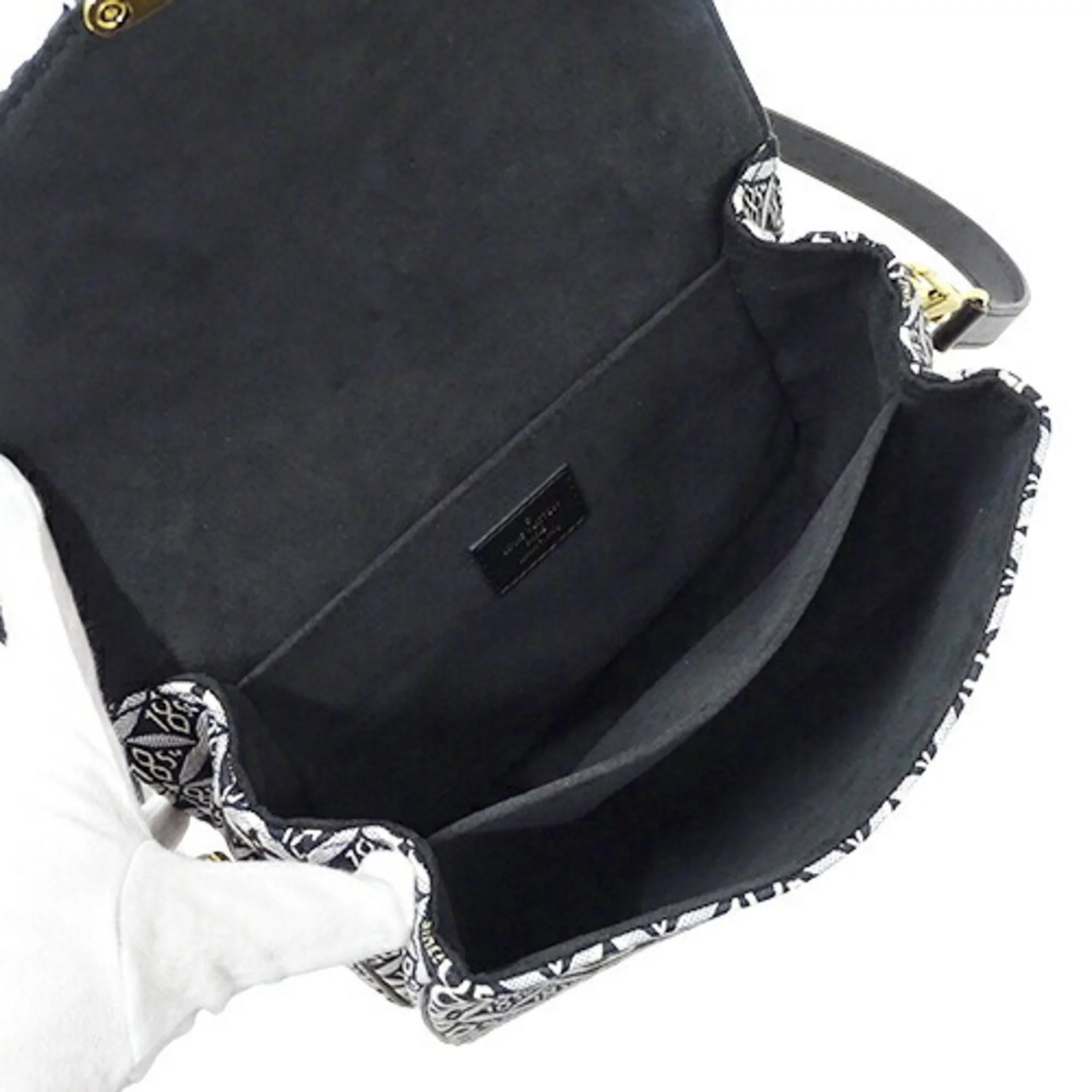 Pre-Owned Louis Vuitton LOUIS VUITTON Bag Monogram Jacquard SINCE 1854 Ladies Handbag Shoulder Pochette Metis MM Gray M57272 2020 Collection (Good)