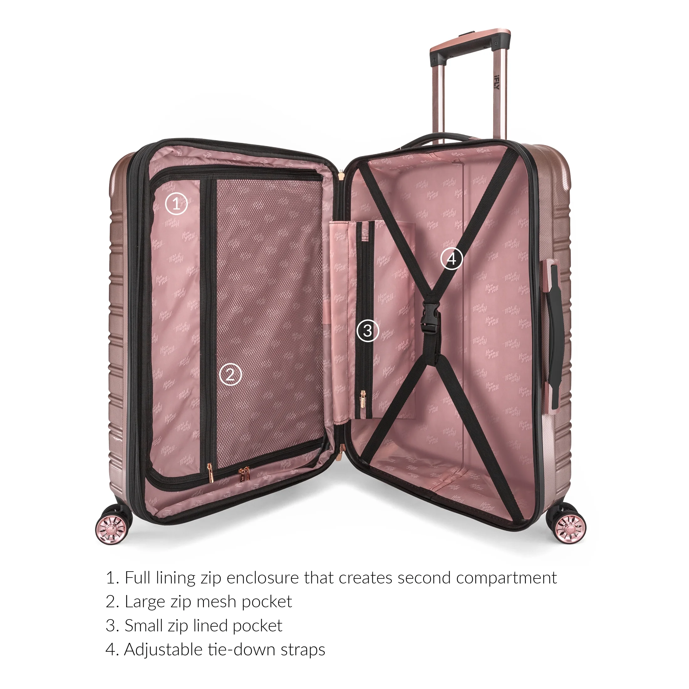 iFLY Hardside Fibertech Luggage 20