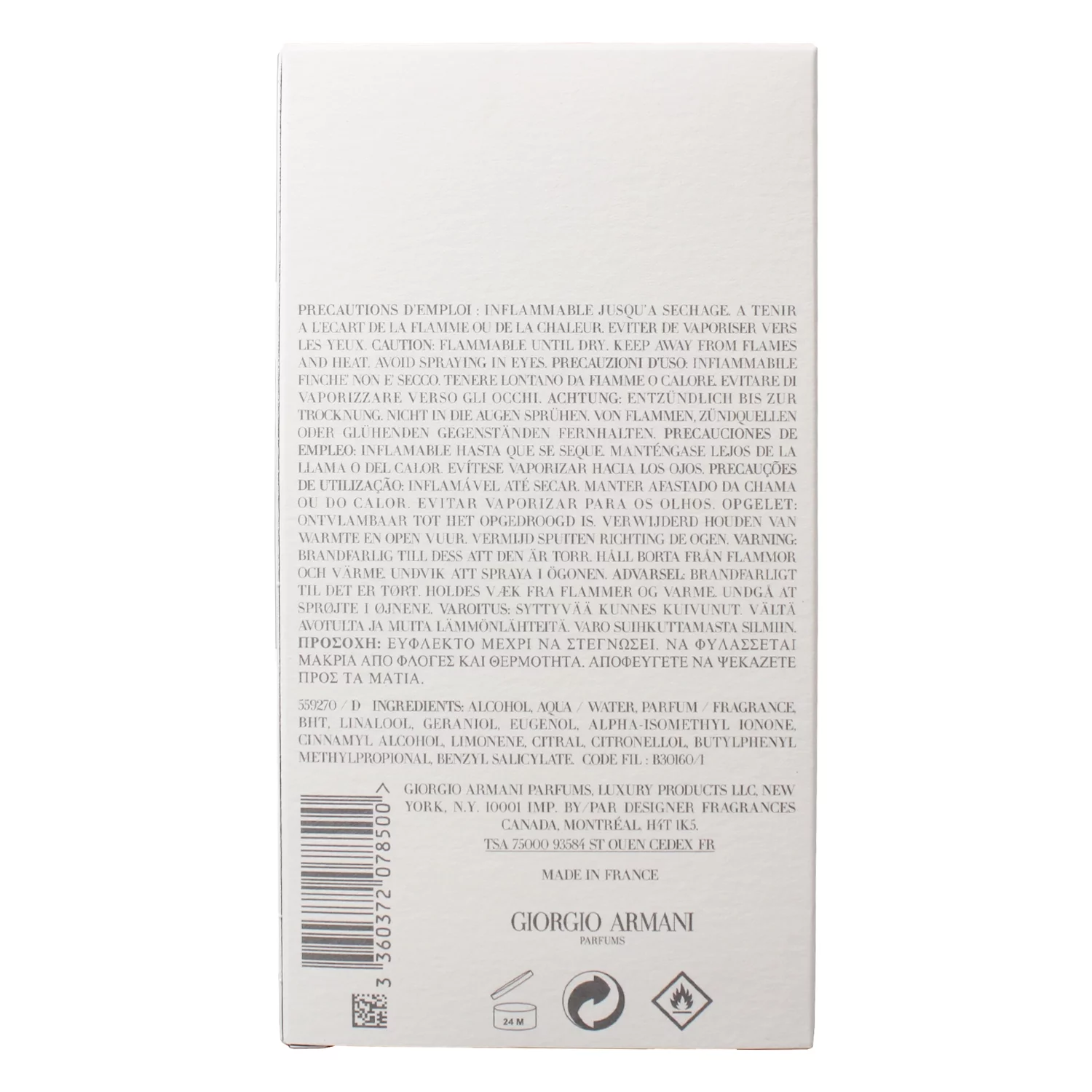 Giorgio Armani Acqua Di Gio Pour Homme EDT 6.7 oz.