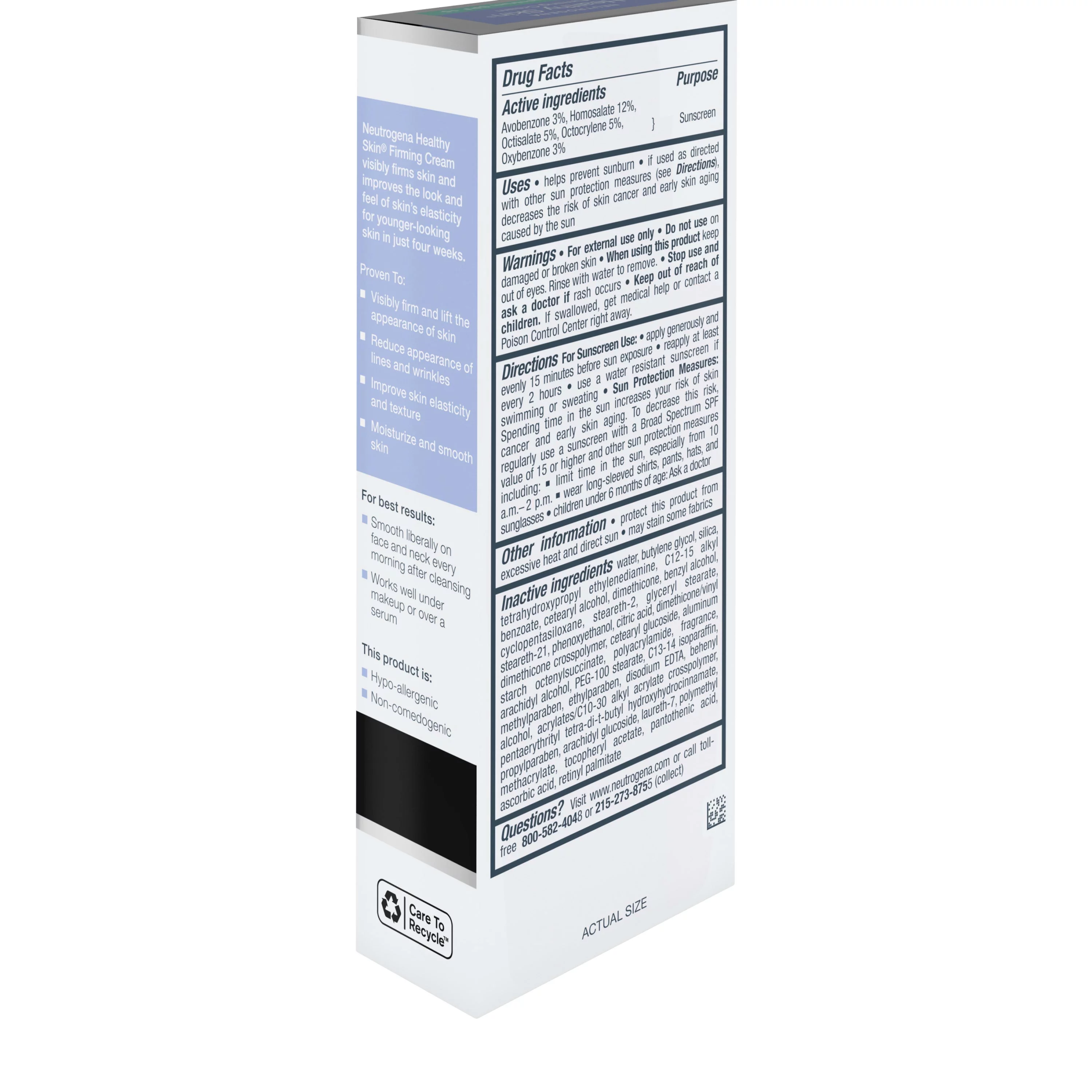 Neutrogena Healthy Skin Firming Face & Neck Cream, SPF 15, 2.5 fl oz