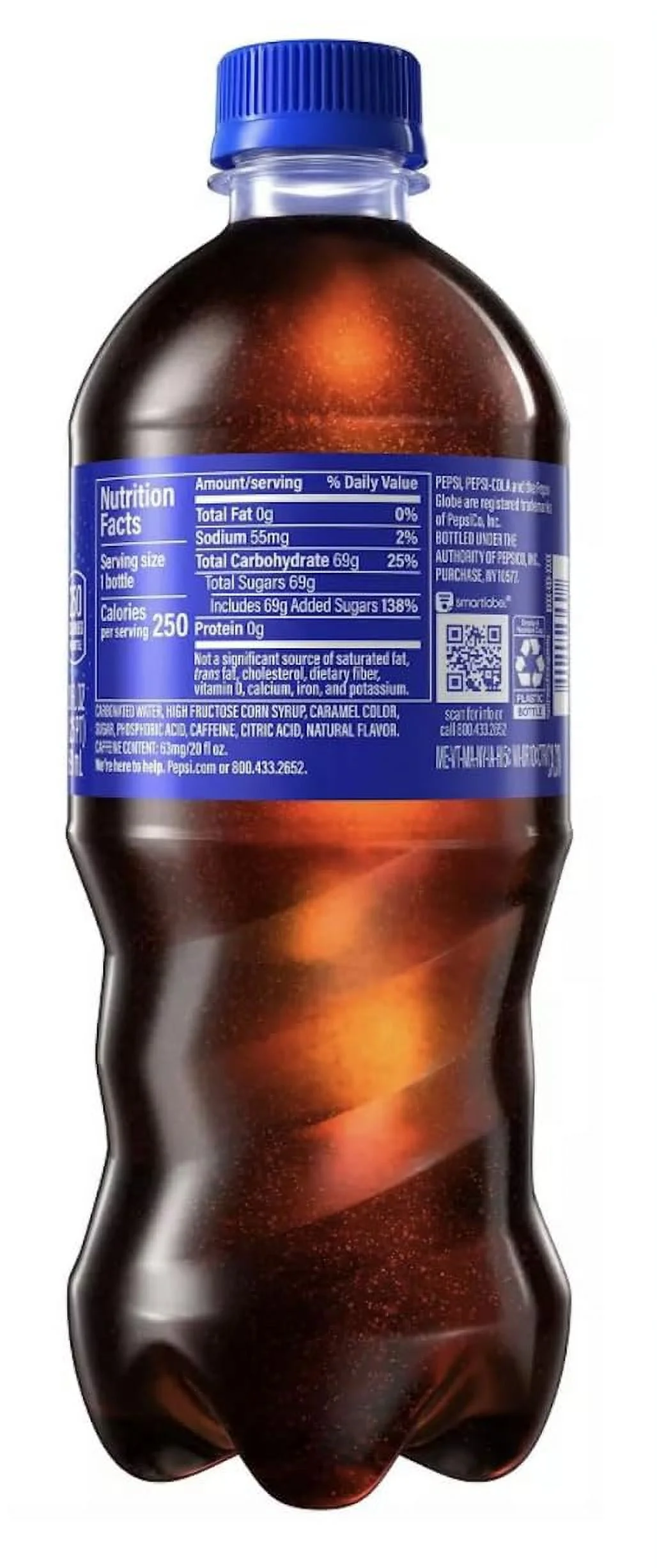 Pepsi Cola, 20 Fl Oz (Pack of 24)